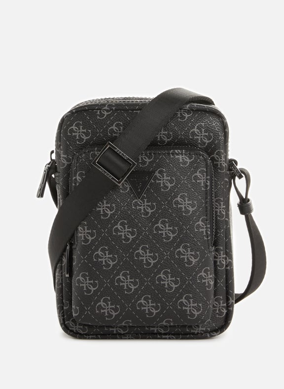 Sac à bandoulière monogramme Noir by GUESS GUESS Sac à bandoulière monogramme Noir