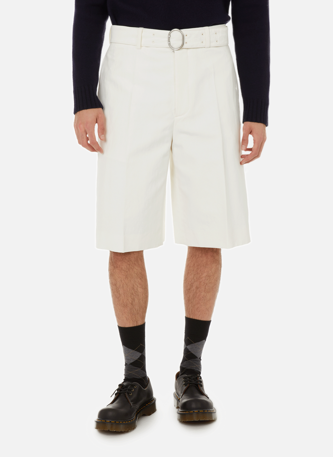 Linen and cotton Bermuda shorts JIL SANDER
