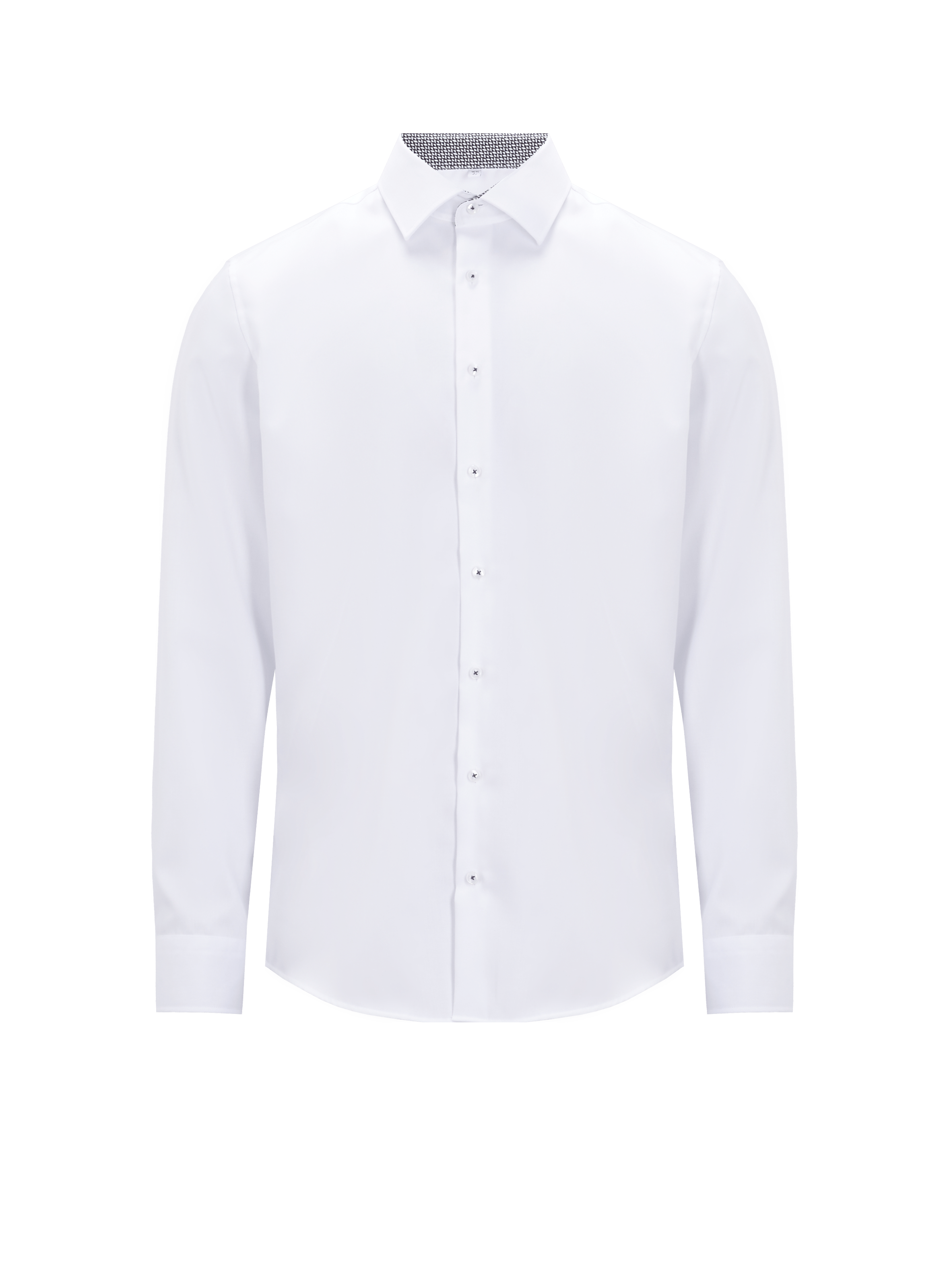 Long-sleeve cotton Shirt  SEIDENSTICKER White
