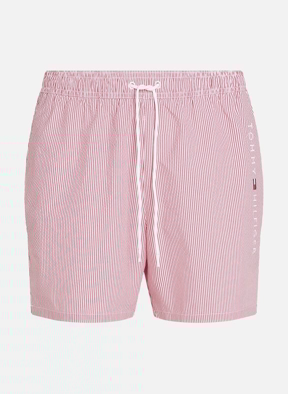 Short de bain rayé Rouge by TOMMY HILFIGER TOMMY HILFIGER Short de bain rayé Rouge
