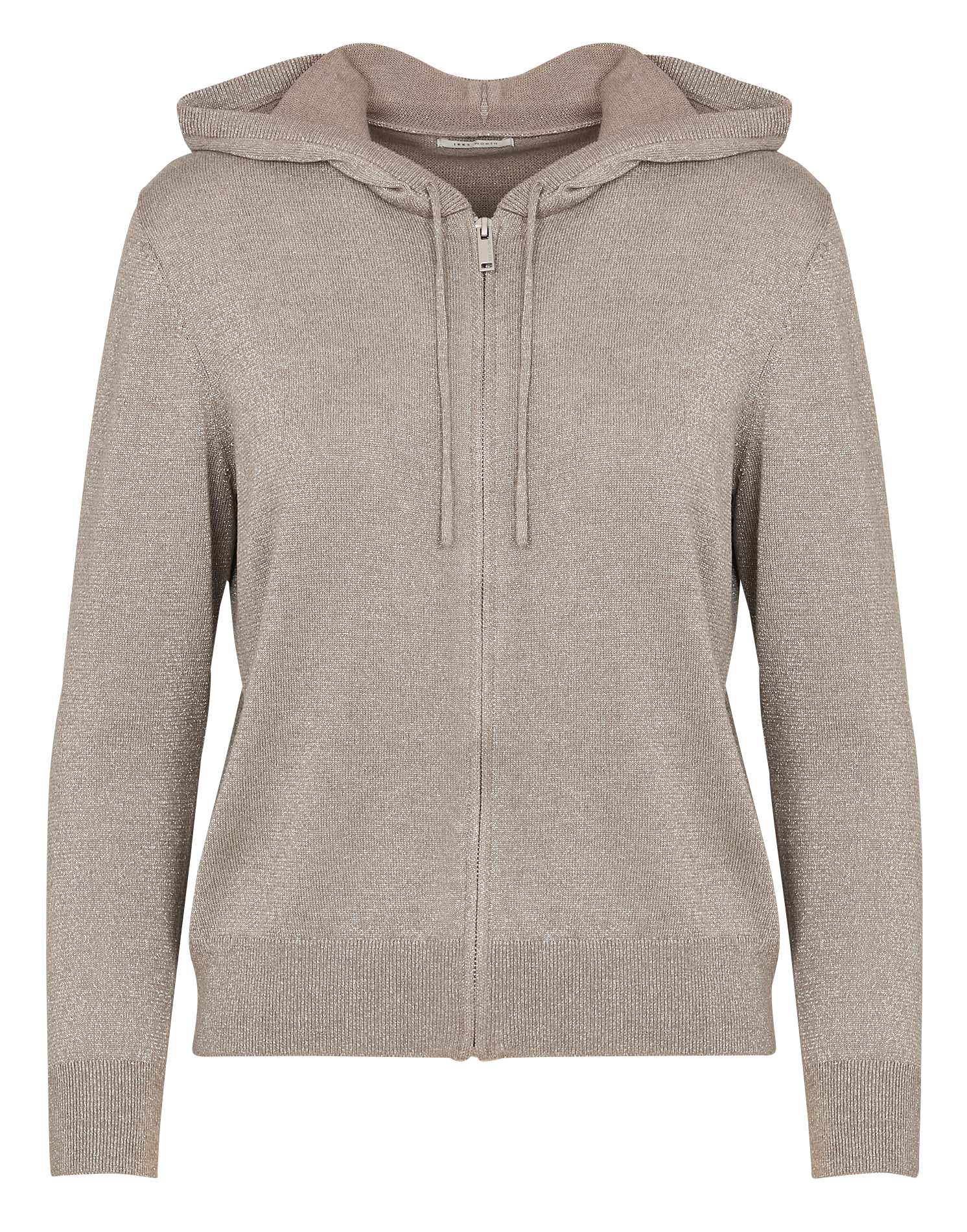 Cardigan à capuche zippé IKKS Beige