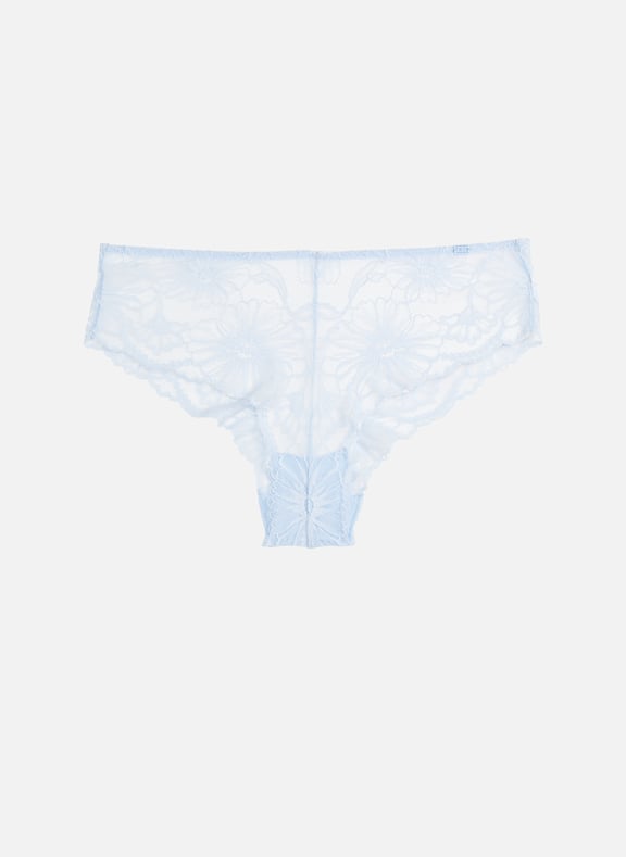 Brazilian cut floral lace panties Blue by TOMMY HILFIGER TOMMY HILFIGER Brazilian cut floral lace panties Blue