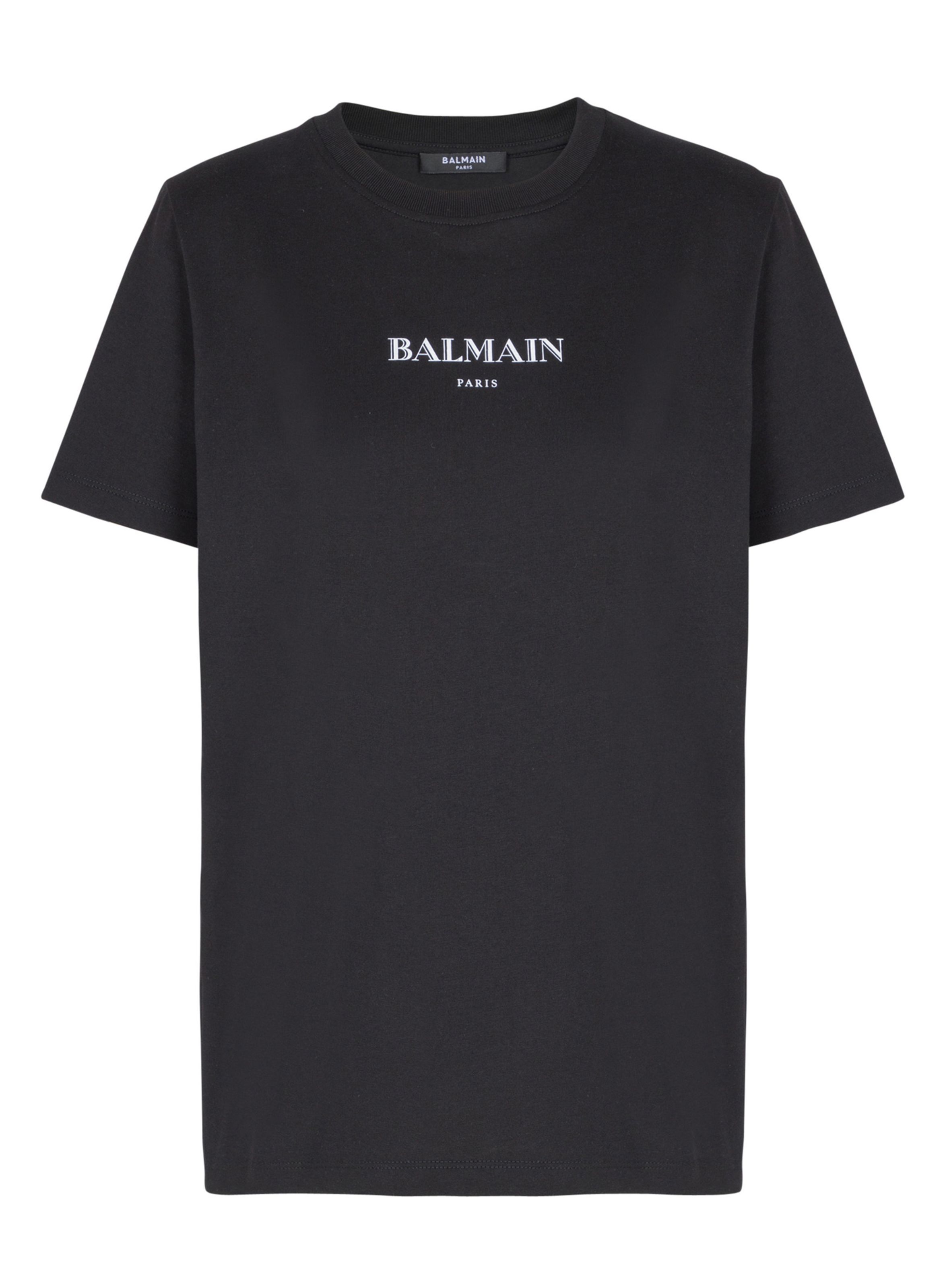 T-shirt avec imprimé balmain BALMAIN Noir