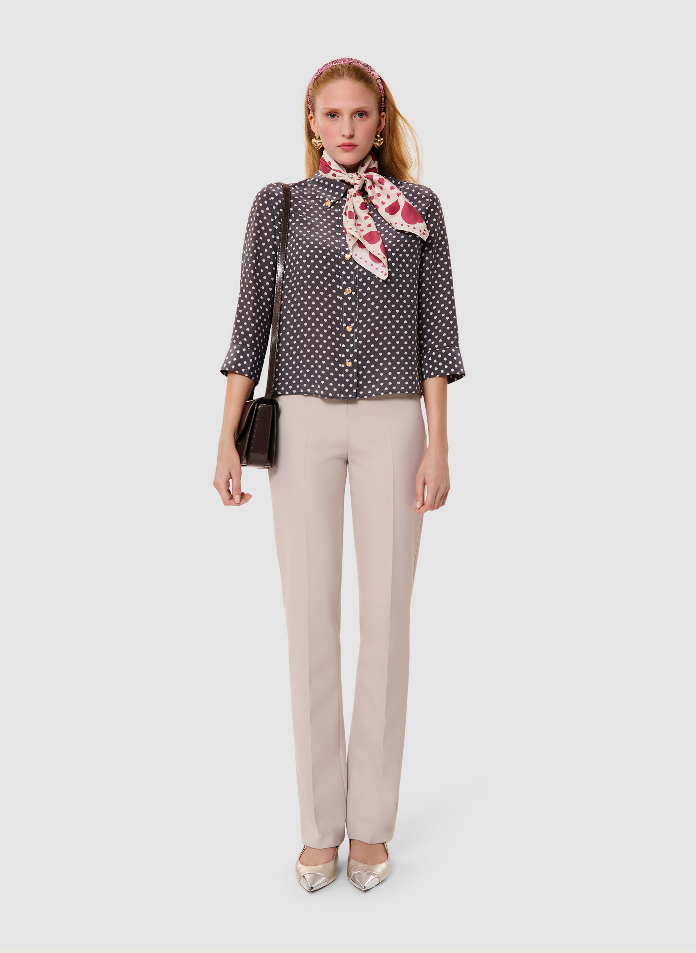 Chemise charlot TARA JARMON Gris