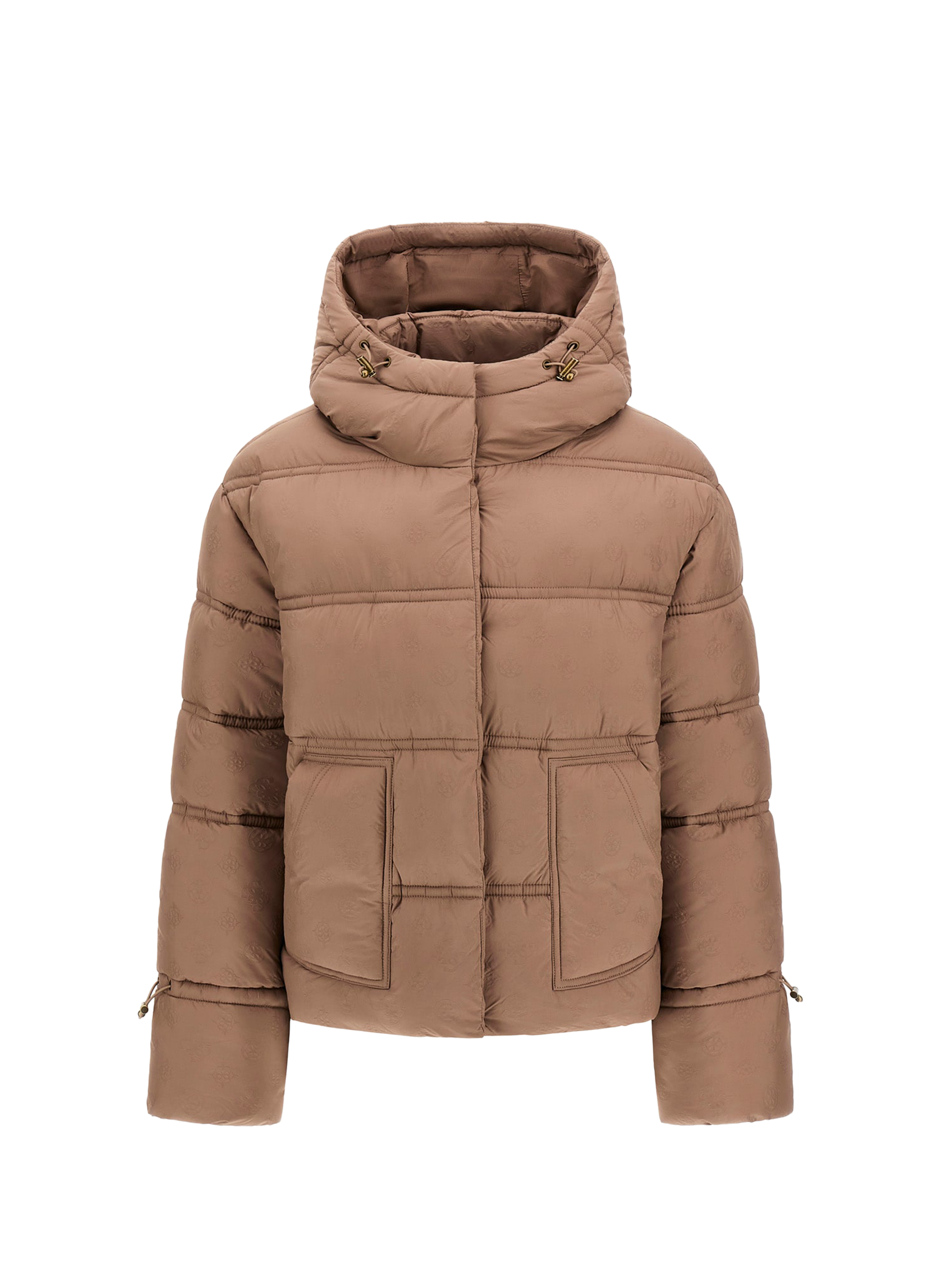 GUESS Veste matelassée à capuche Beige