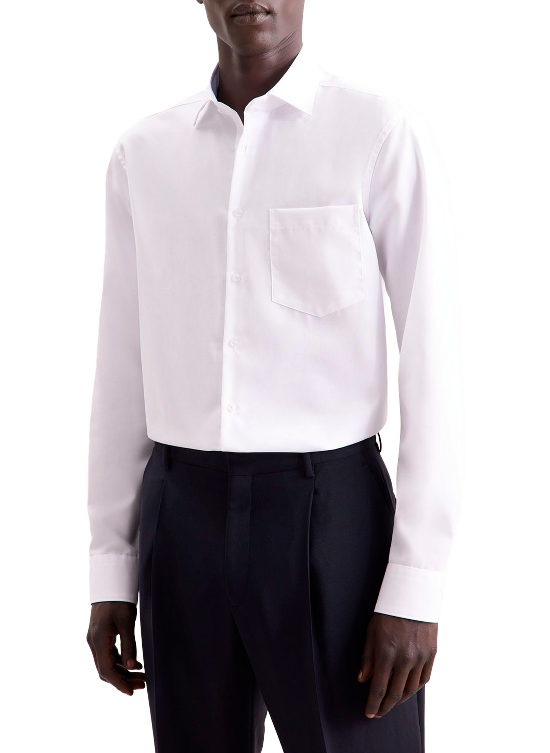 SEIDENSTICKER Chemise en coton Blanc