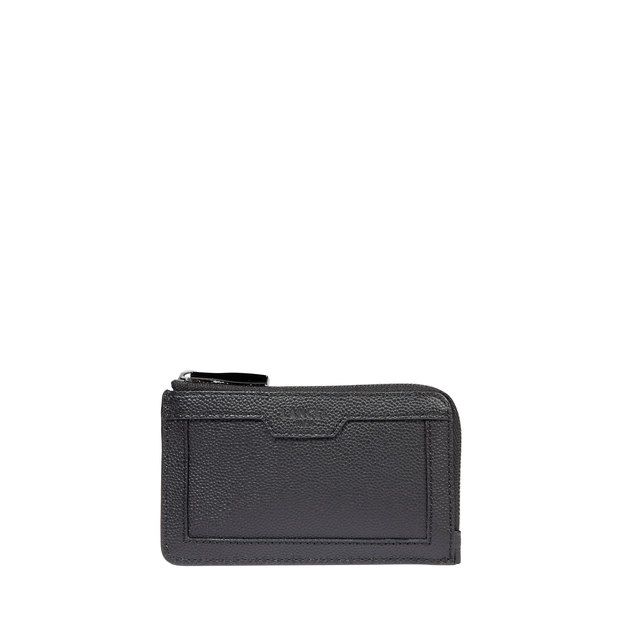 Porte-cartes zippé   charlie de lancel en cuir LANCEL Noir