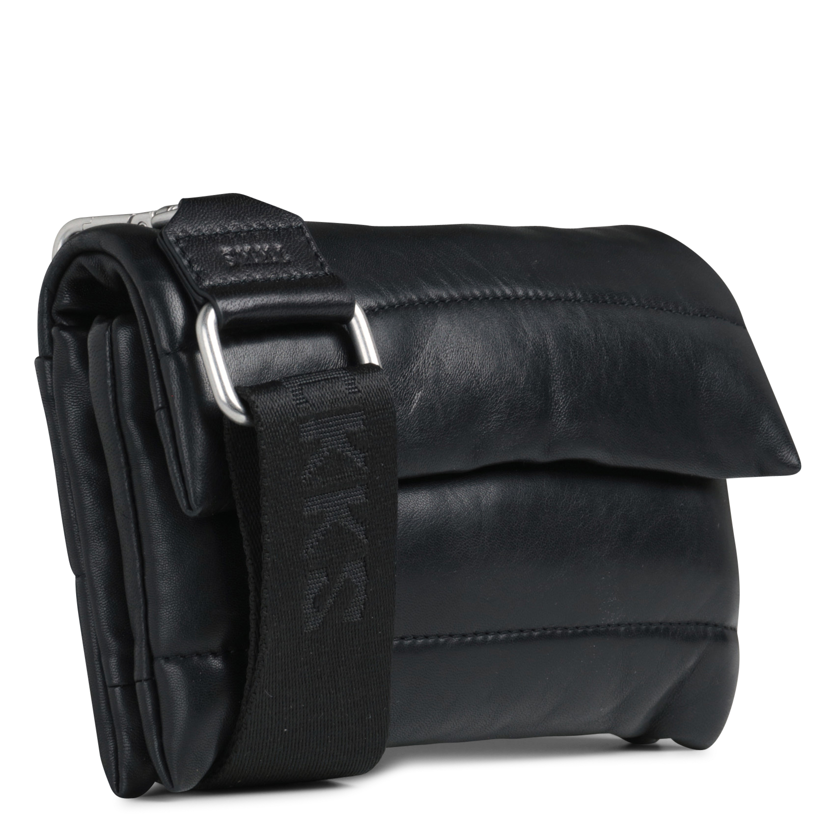 Sac bandoulière en cuir IKKS Noir