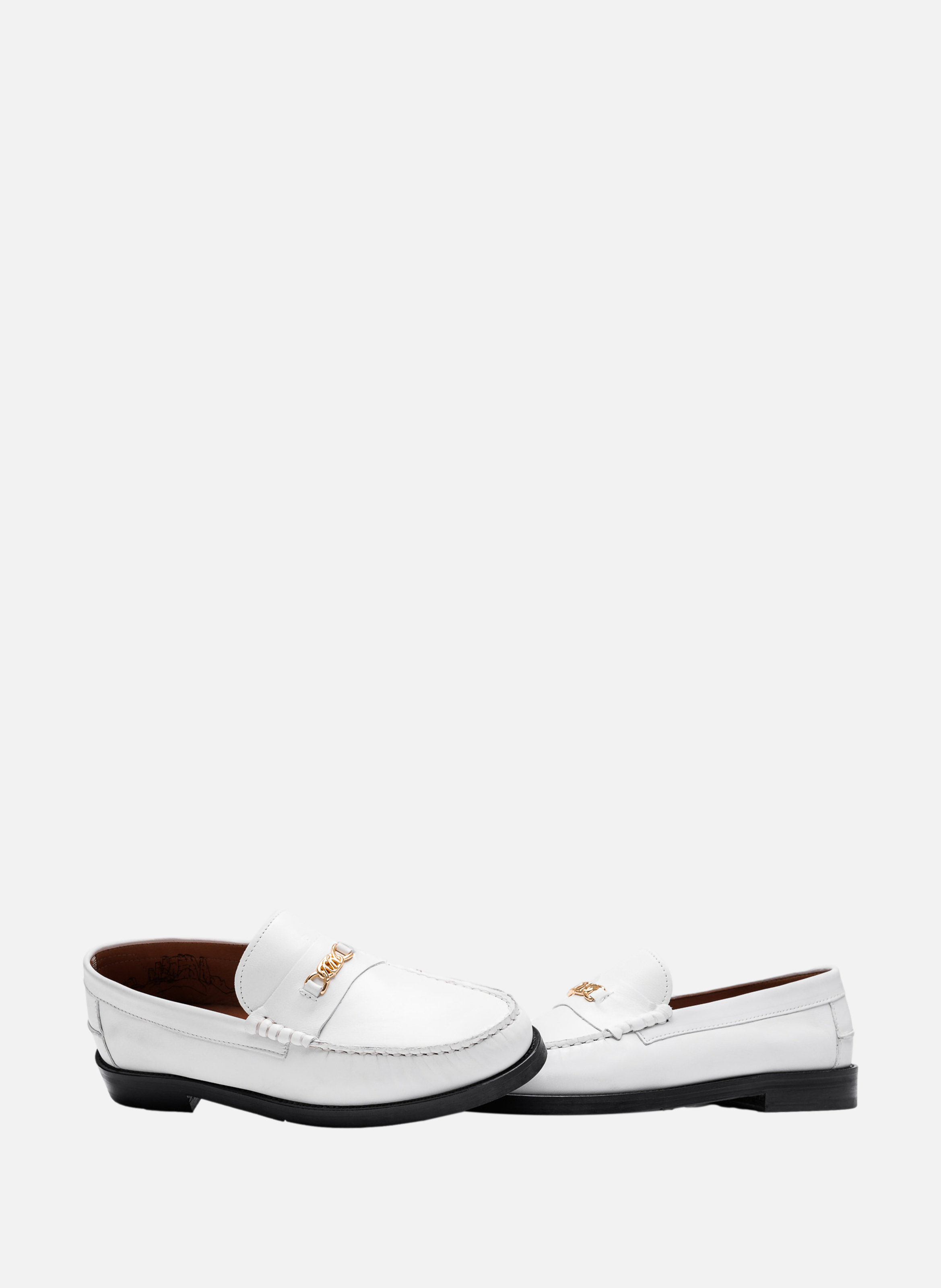 Mocassins roma NAKED WOLFE Blanc