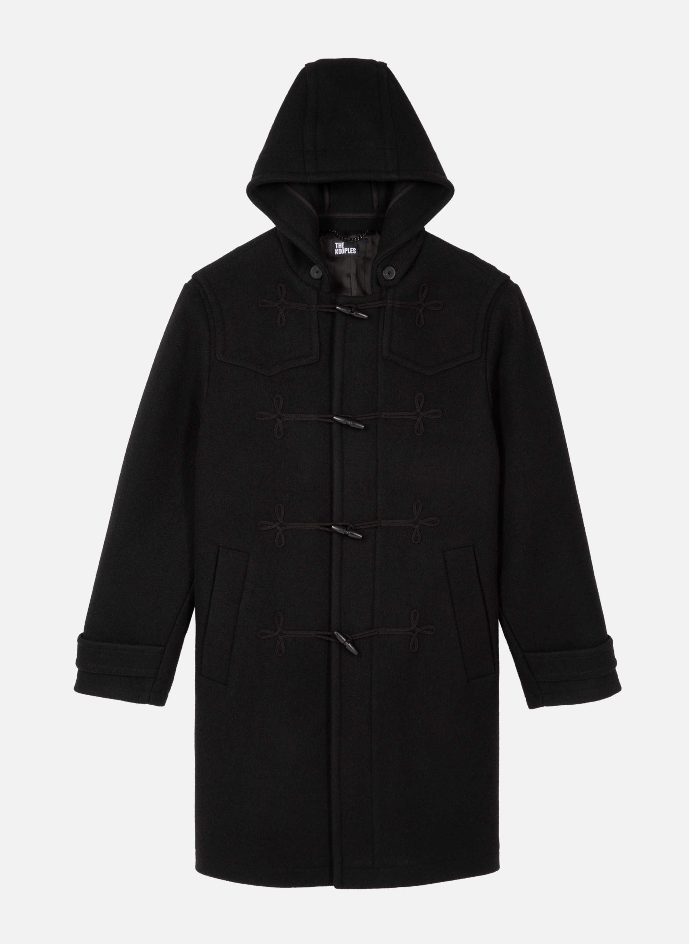 Manteau long brandebourg THE KOOPLES Noir
