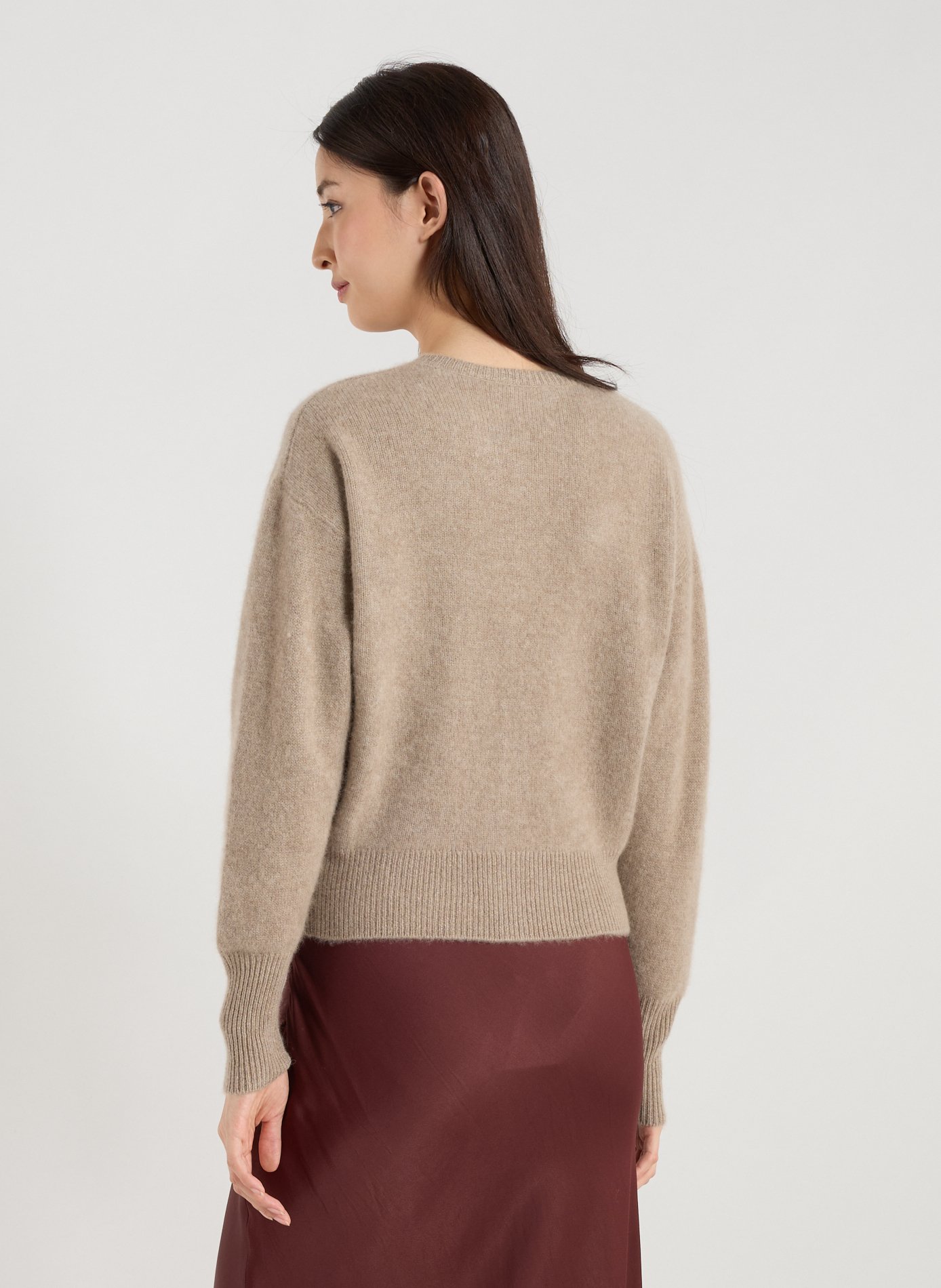 Cashmere Coco Cardigan ALMADA Beige