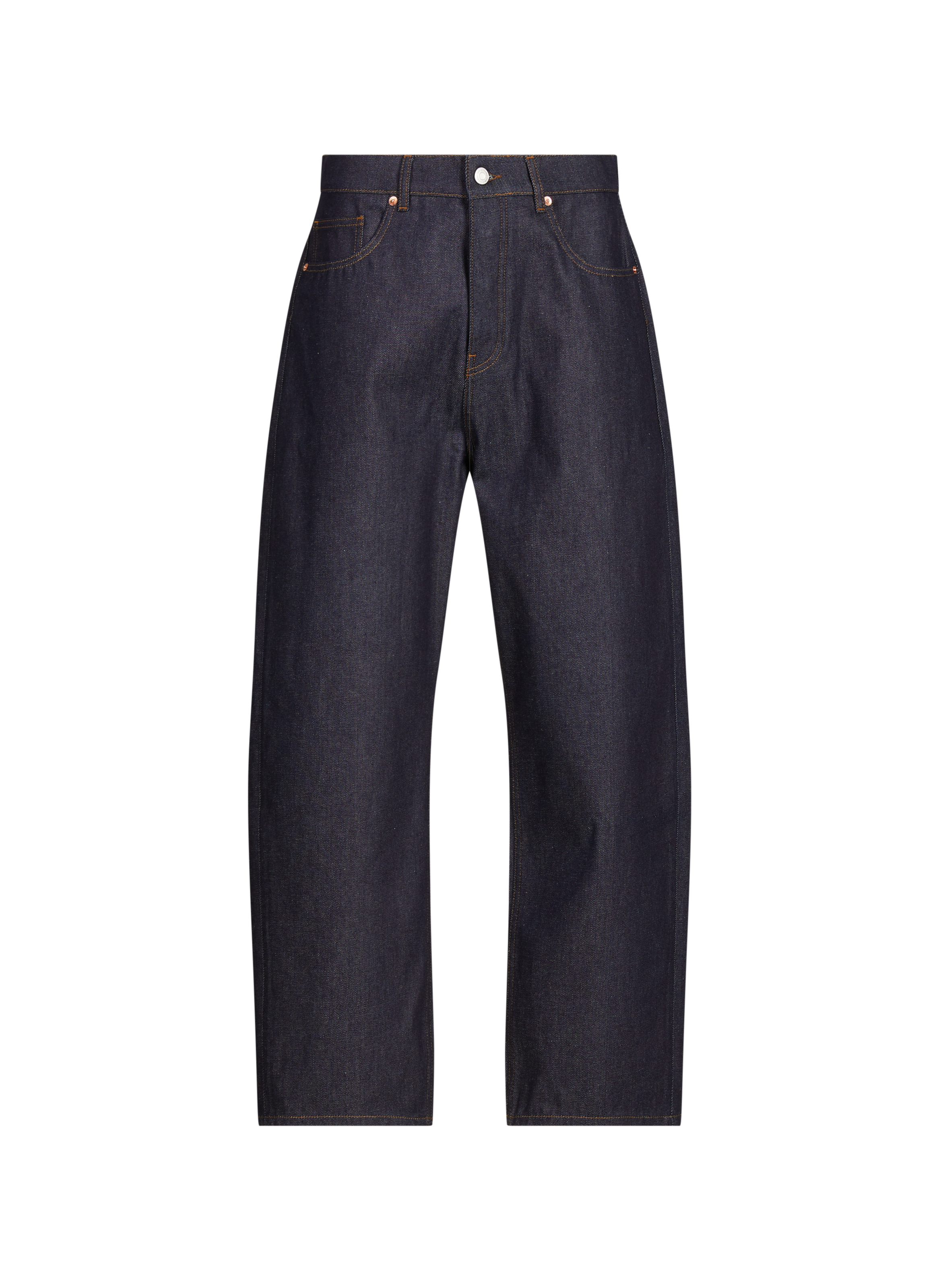 DROLE DE MONSIEUR Jean oversize en coton biologique Bleu