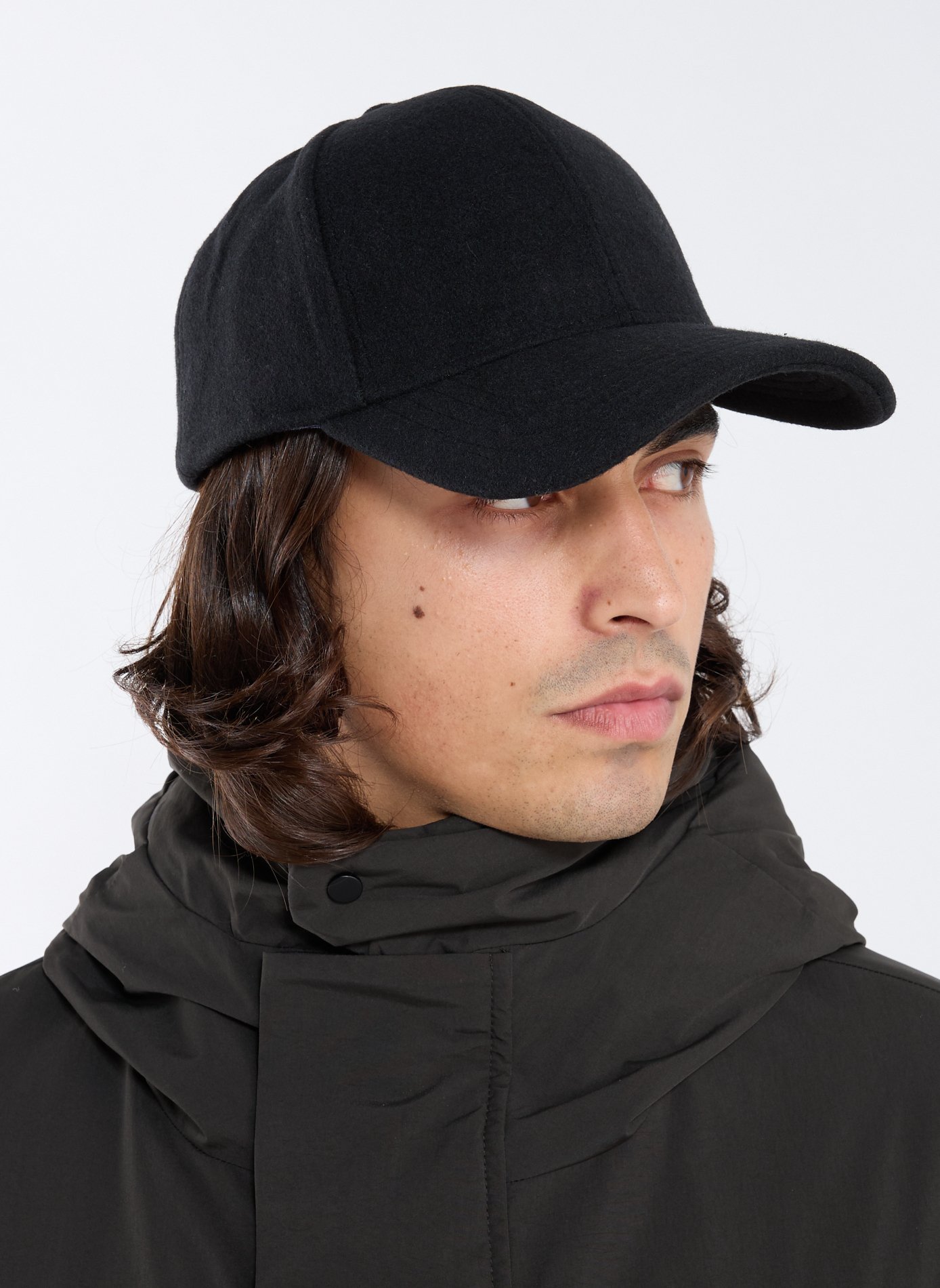 Wool-blend baseball cap SAISON 1865 Black