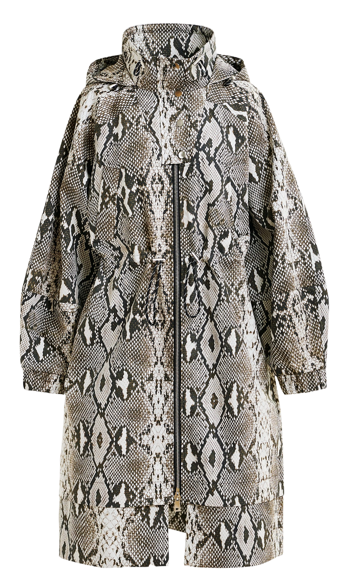 Parka col montant en coton identify ESSENTIEL ANTWERP Vert