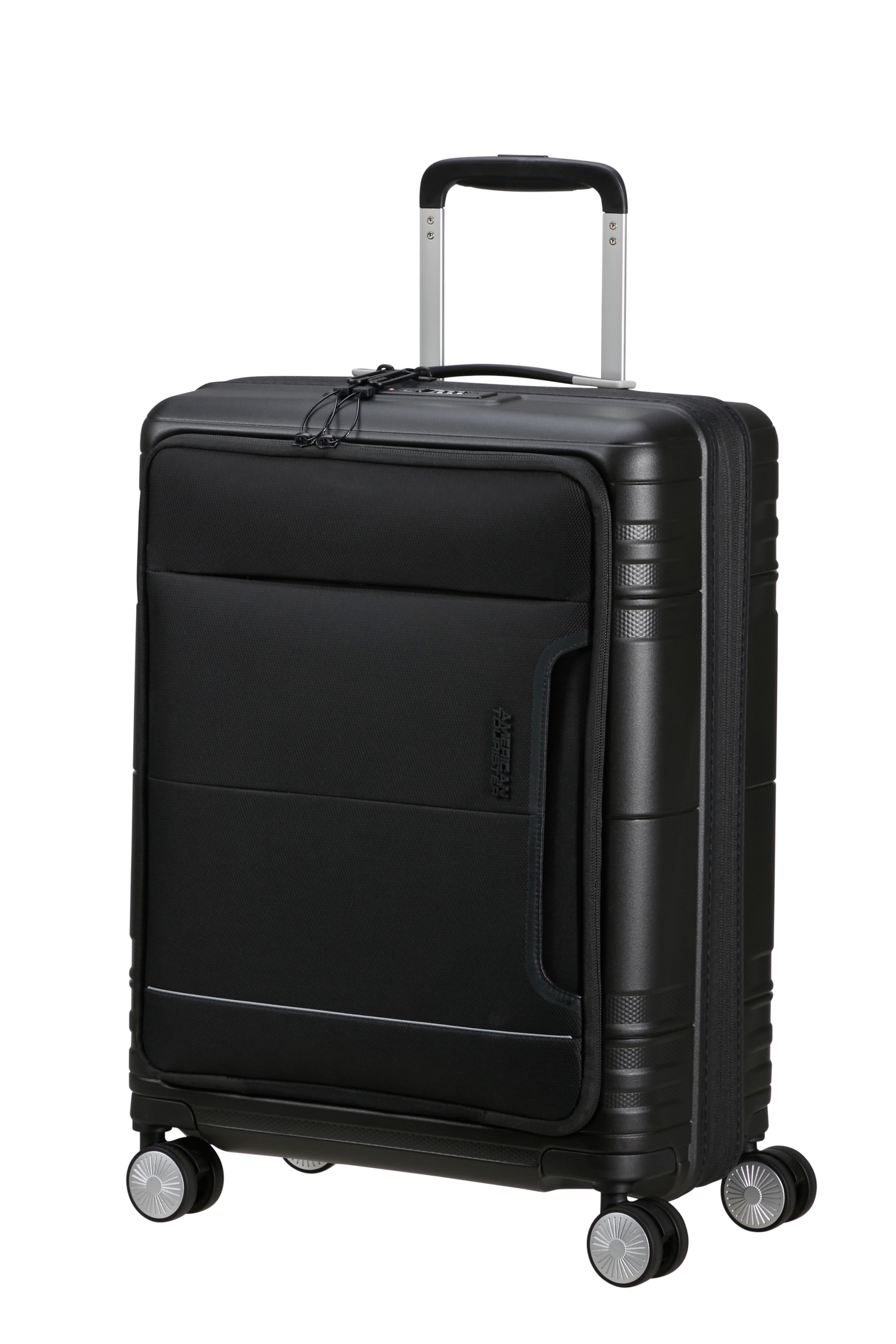 Hello cabin valise 4 roues business case taille s AMERICAN TOURISTER Noir