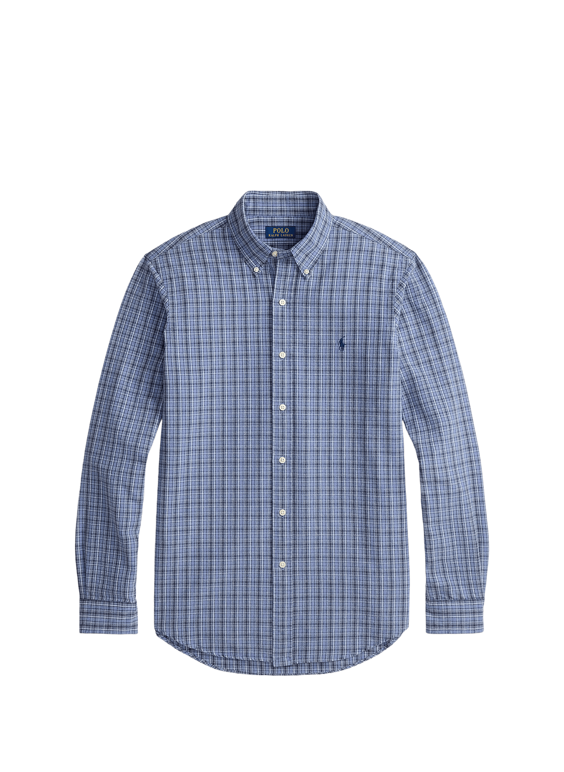 Chemise à carreaux en coton POLO RALPH LAUREN Bleu