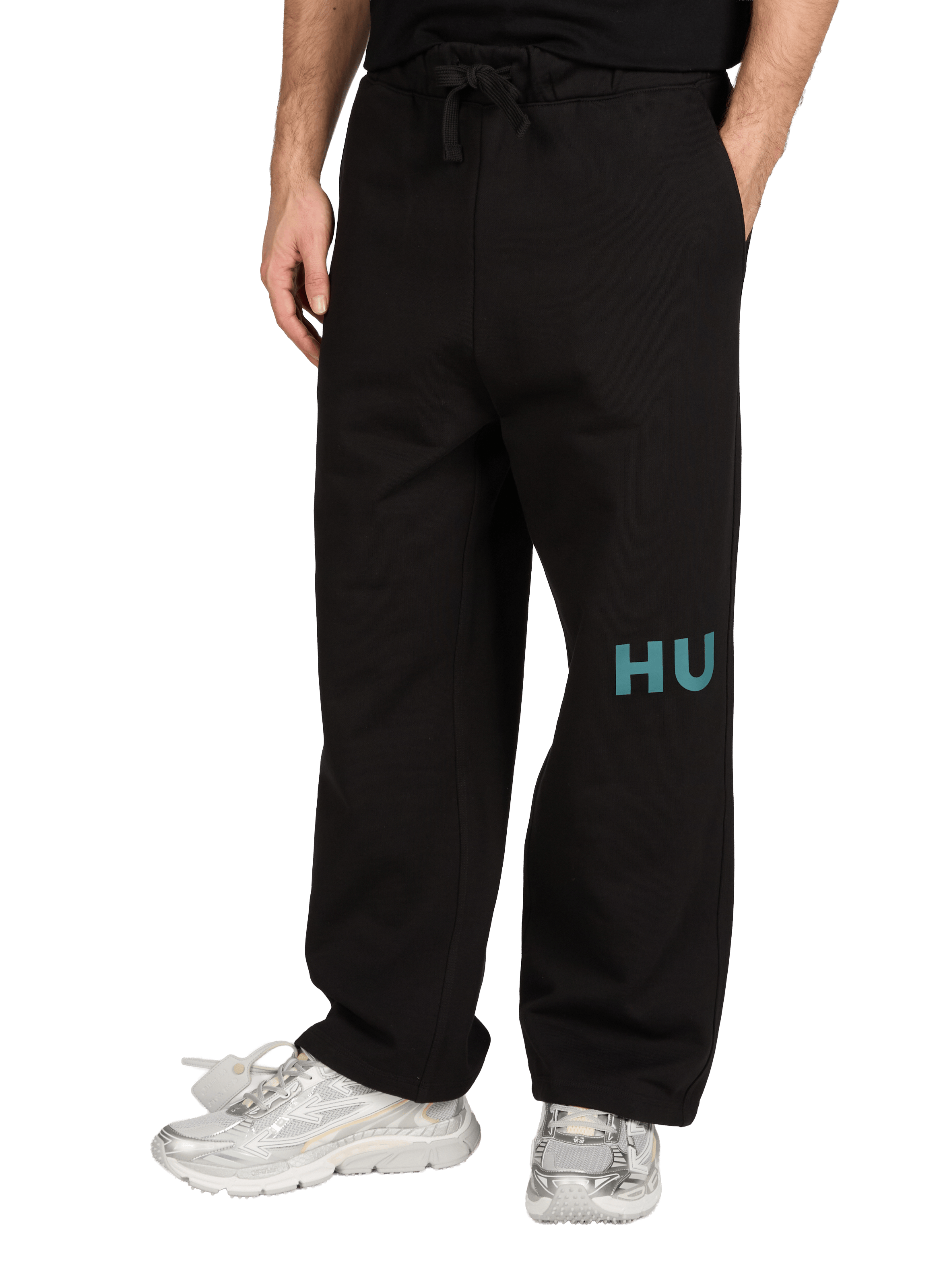 Pantalon de survêtement en coton  HUGO BLUE Noir