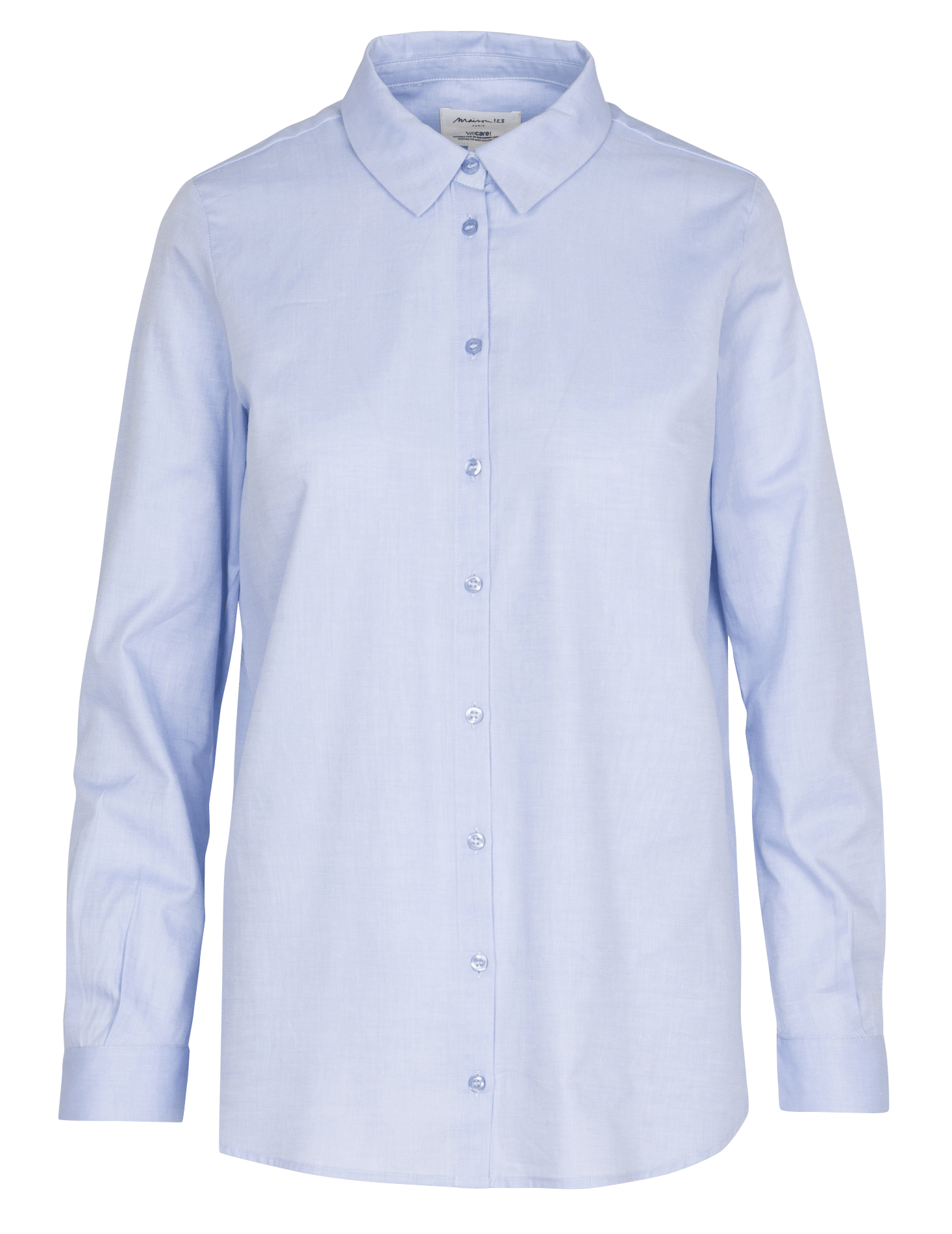 Chemise droite col classique en coton carla MAISON 123 Bleu