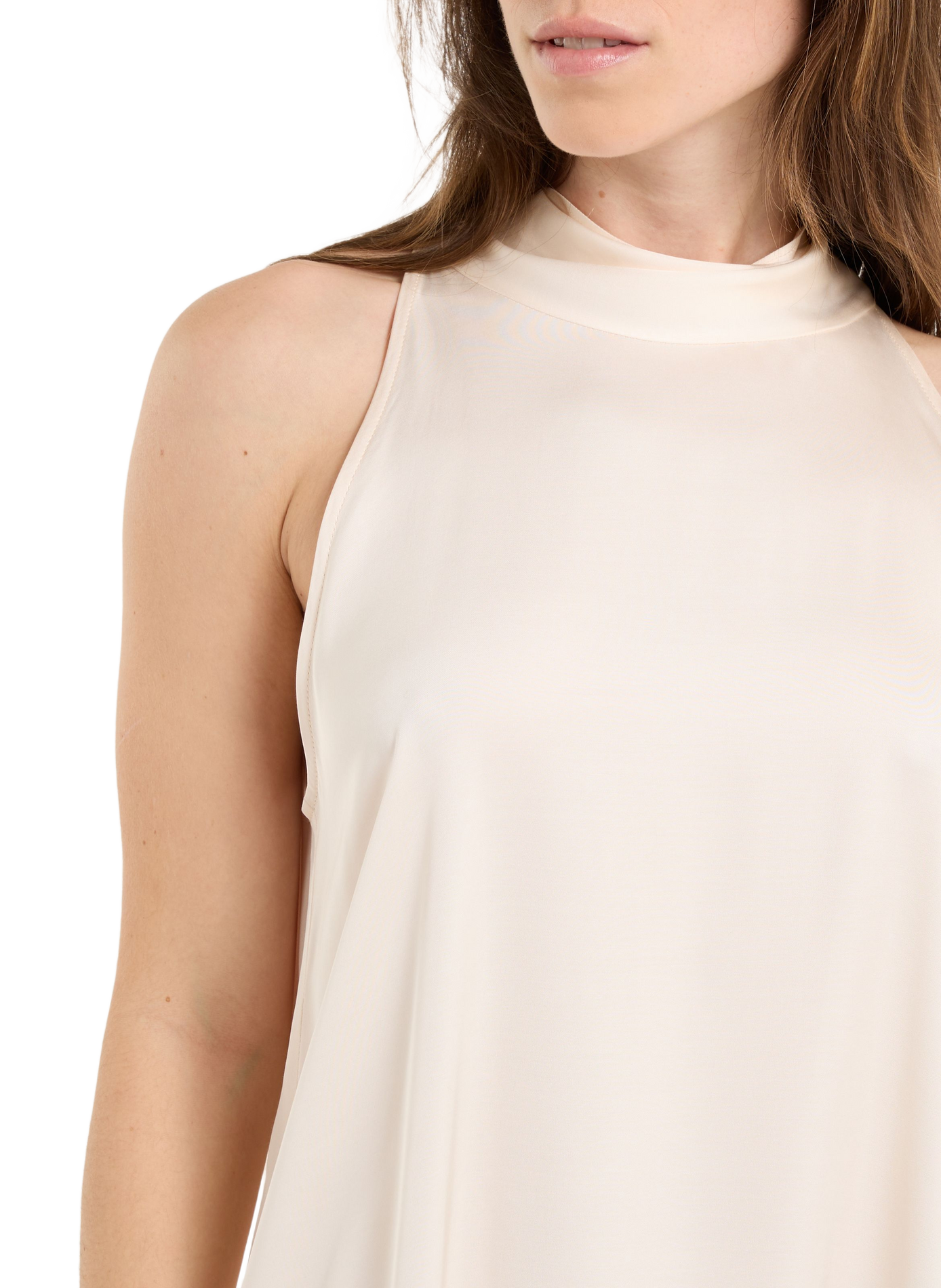 Robe courte en voile Arop SAISON 1865 Beige