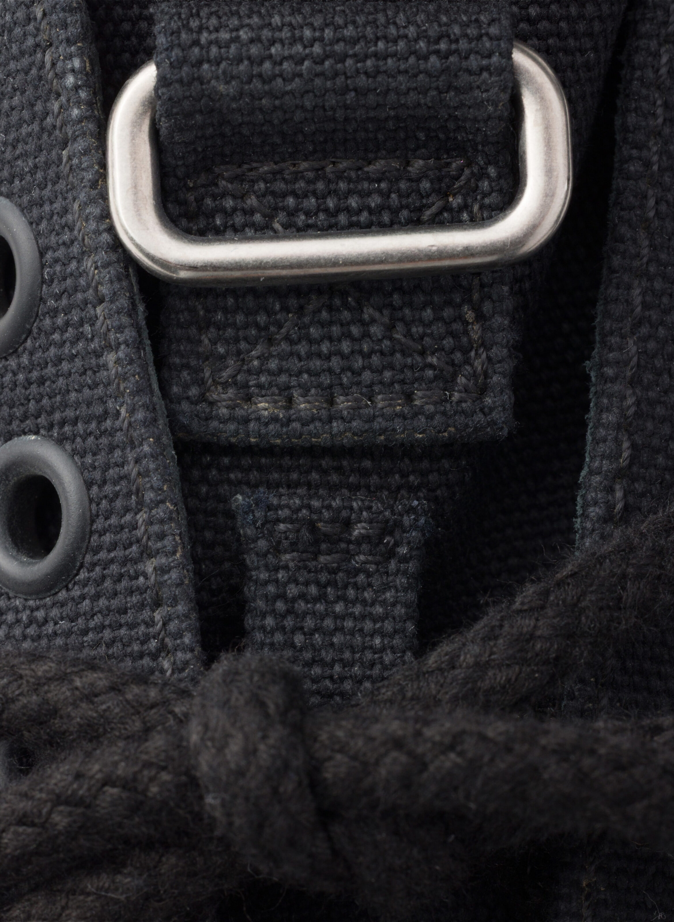 Baskets en toile collapse PRADA Noir