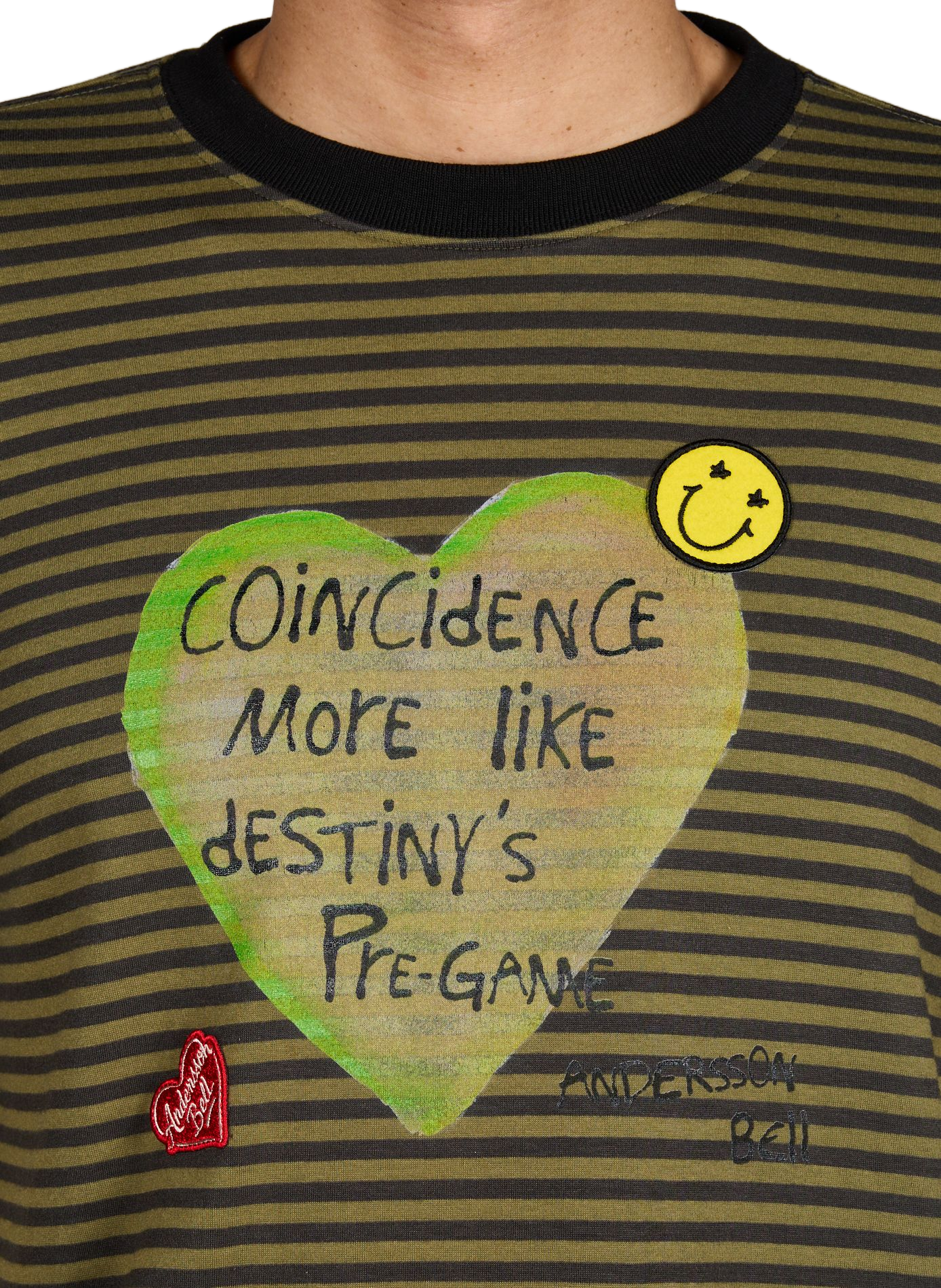 Striped double effect t-shirt ANDERSSON BELL Multicolour