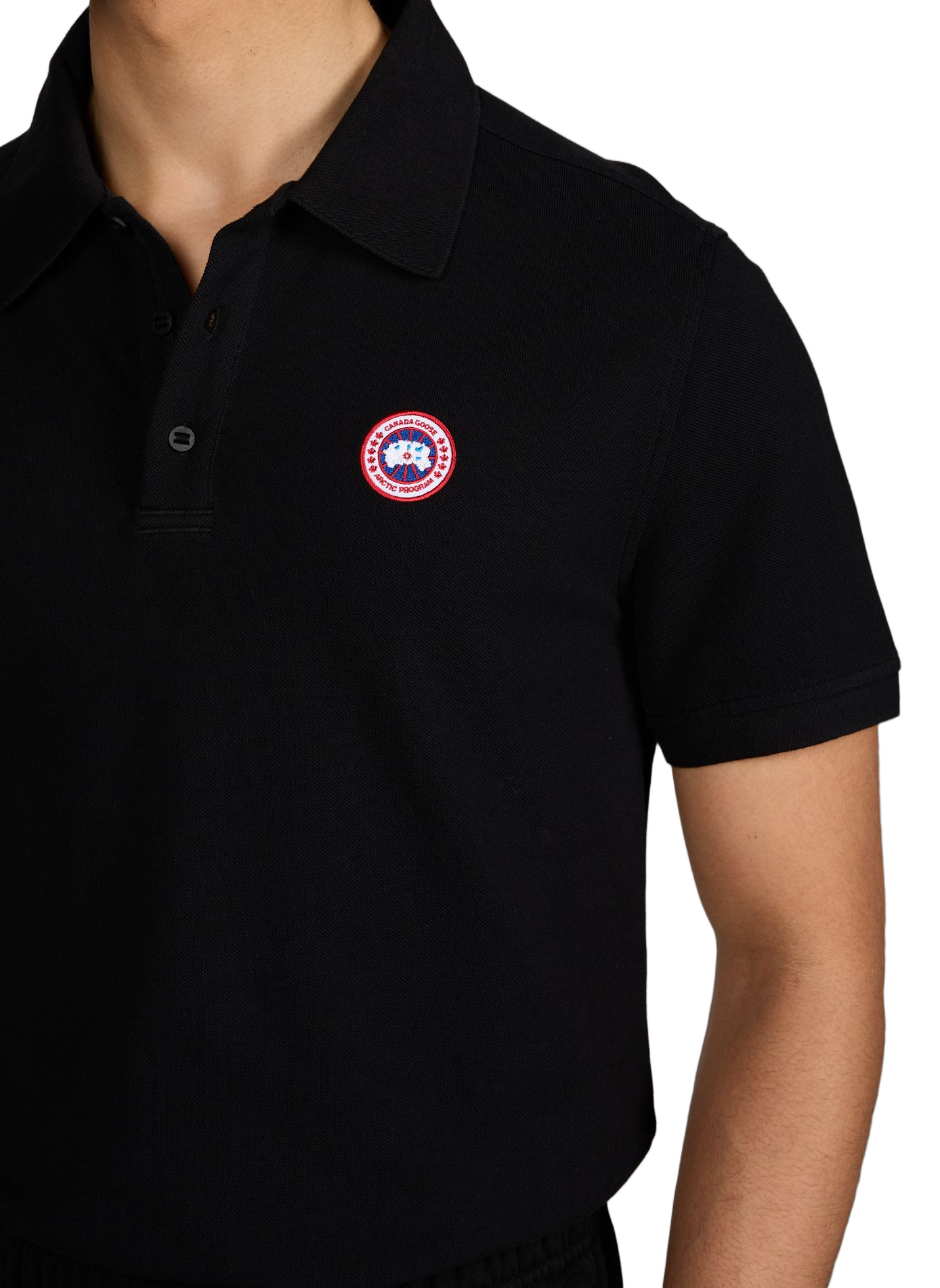 Polo en coton  CANADA GOOSE Noir