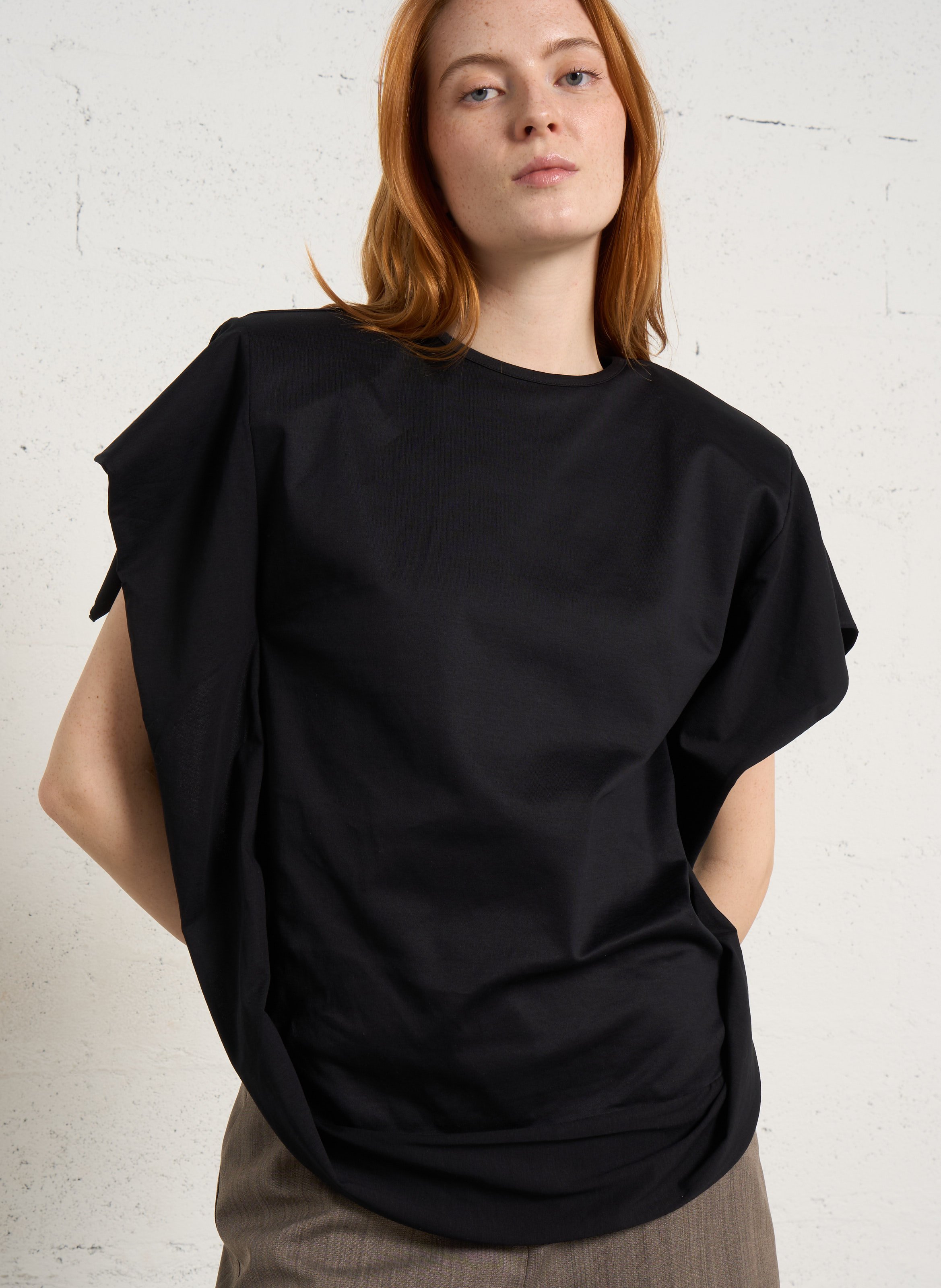 Tee-shirt col rond amoria IRO Noir