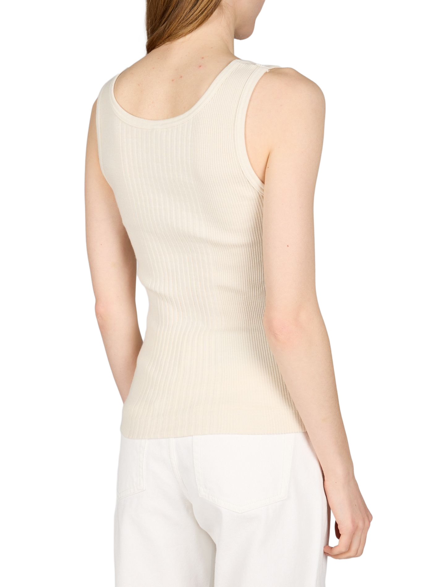 Débardeur Malawi en maille de coton PURE SUGAR Beige