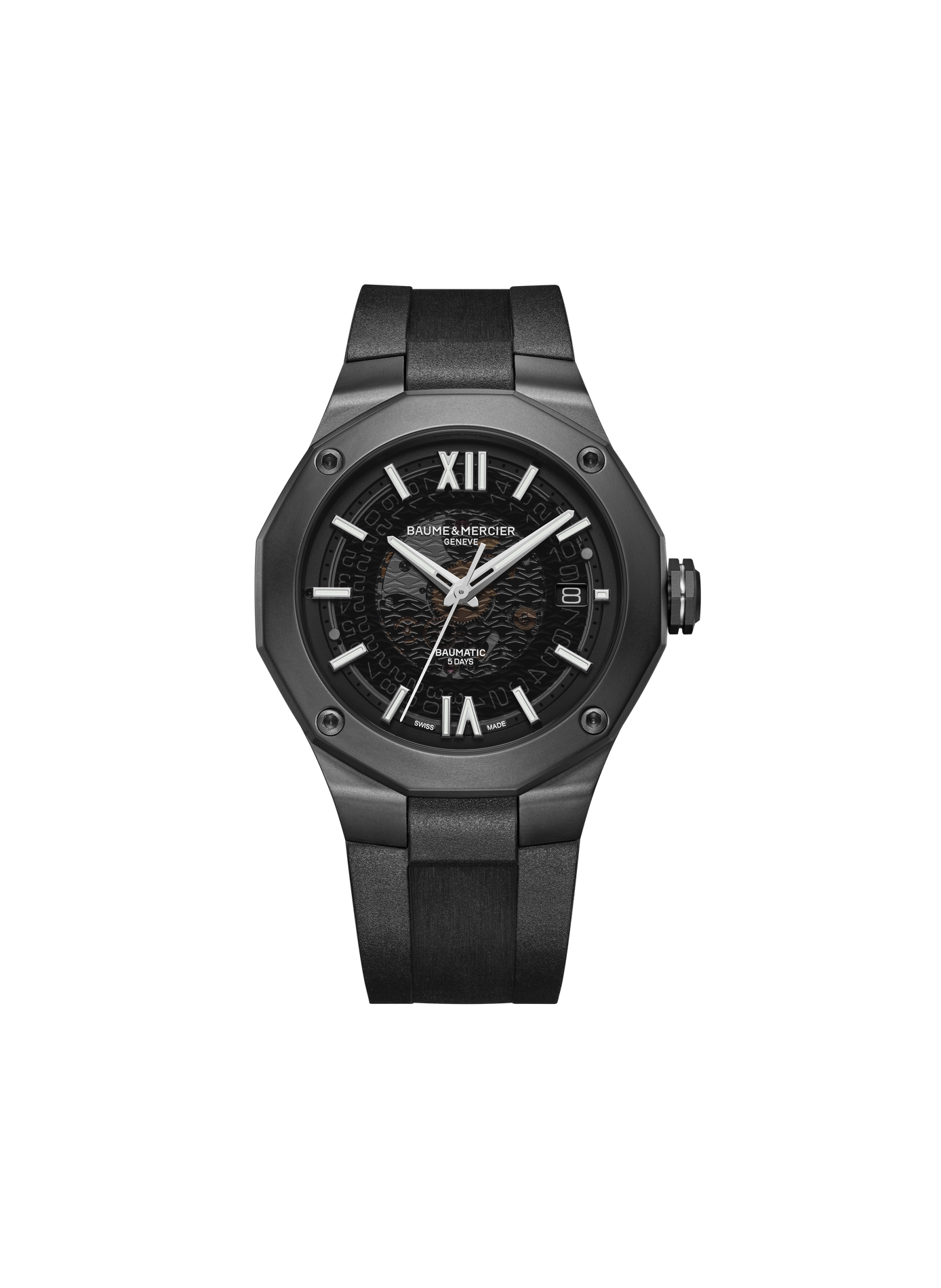 Montre automatique Riviera en caoutchouc