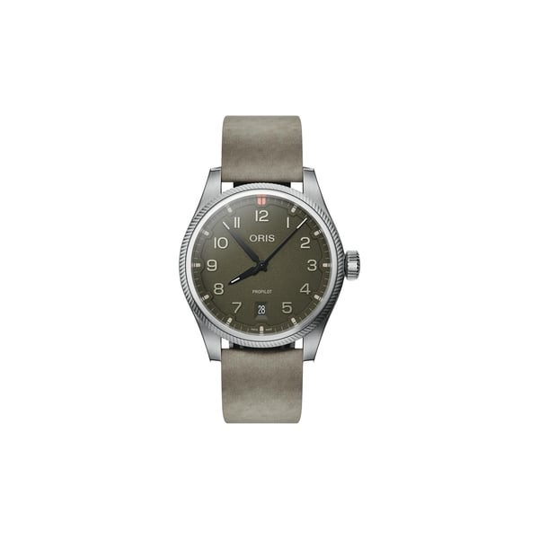 Montre automatique Oris ProPilot Date en cuir Montre automatique Oris ProPilot Date en cuir