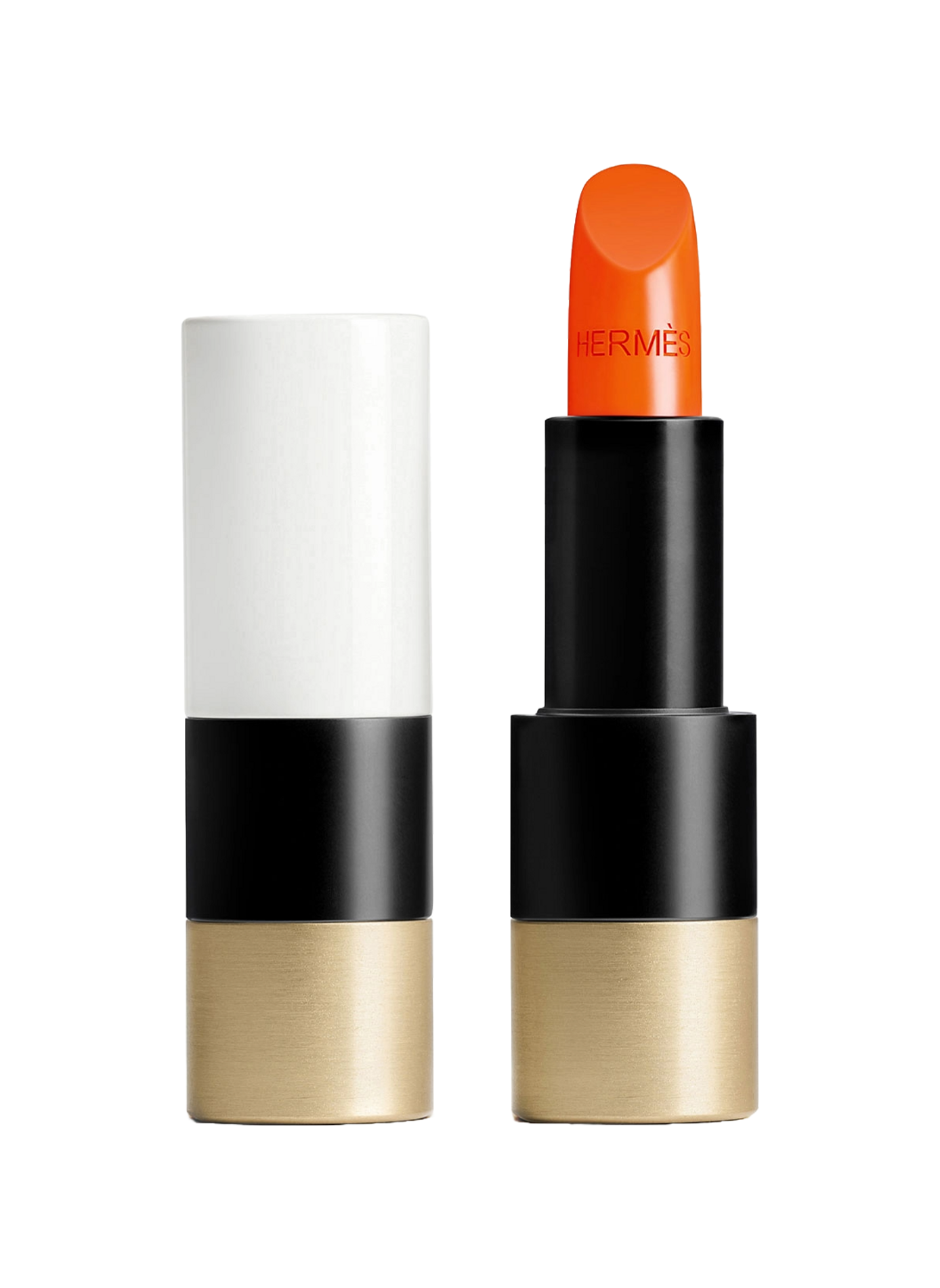 Rouge Hermès, Rouge à lèvres satiné HERMÈS 33 - orange boîte