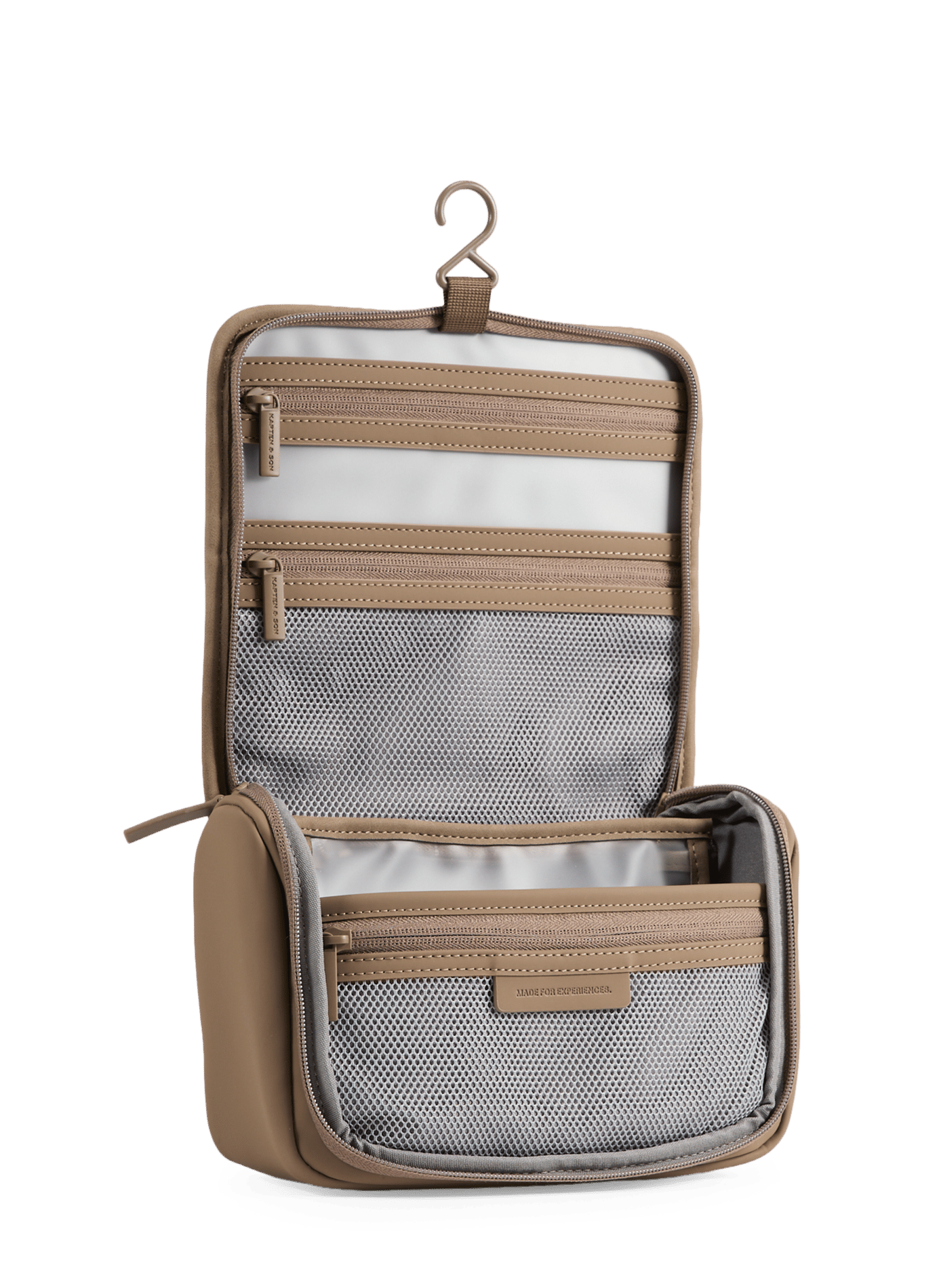 Kosmetiktasche Bali Washbag KAPTEN & SON Braun