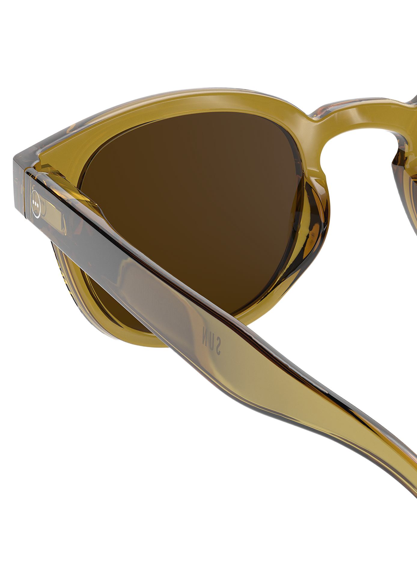 Glossy sunglasses IZIPIZI Green