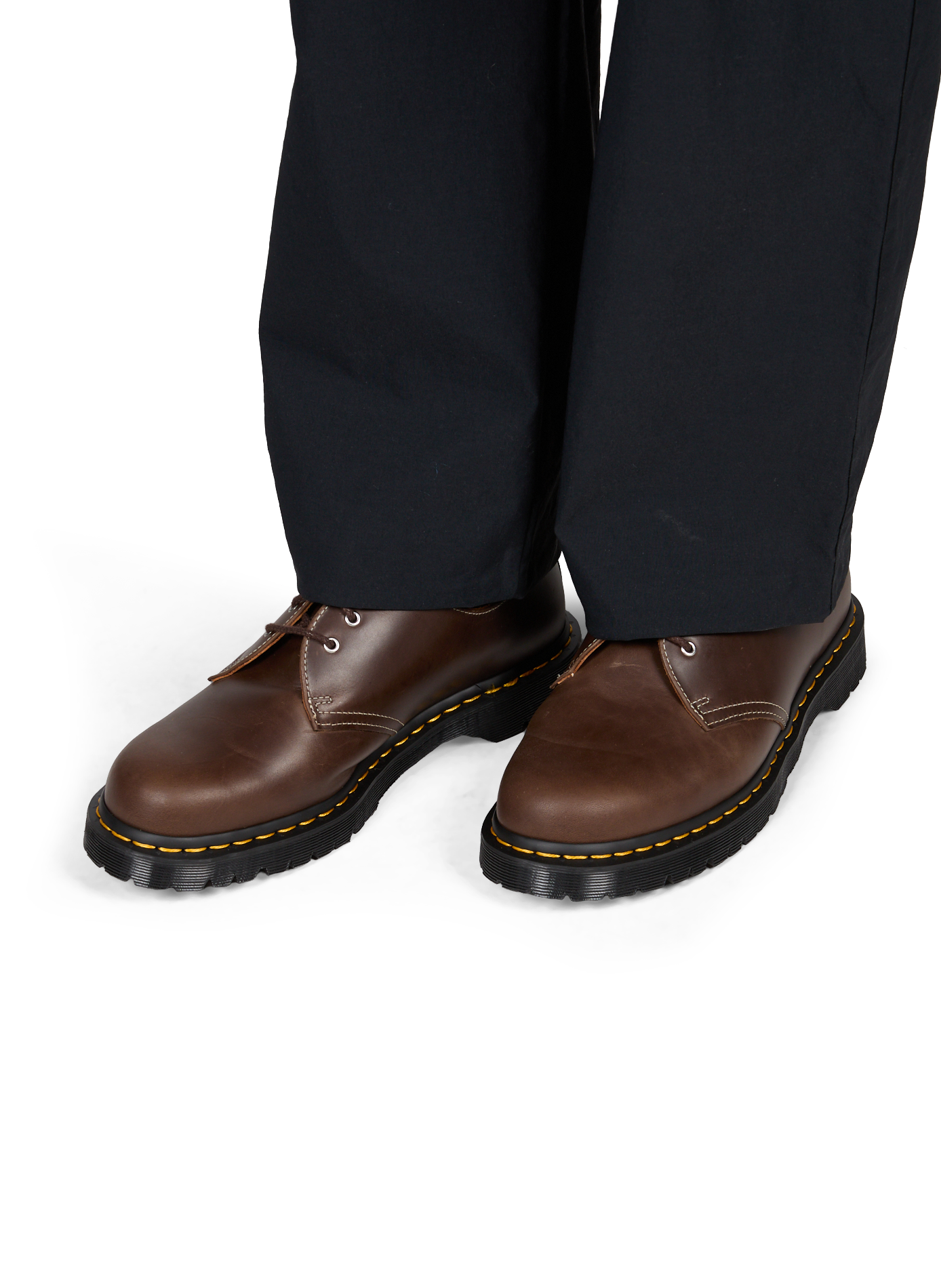 Zapatos derby de cuero de vaca DR. MARTENS Marrón
