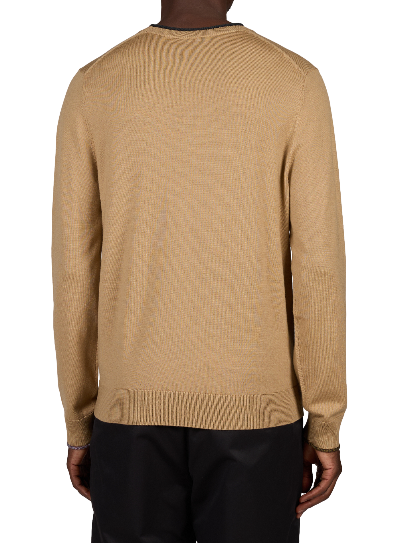 Round neck wool sweater PAUL SMITH Brown