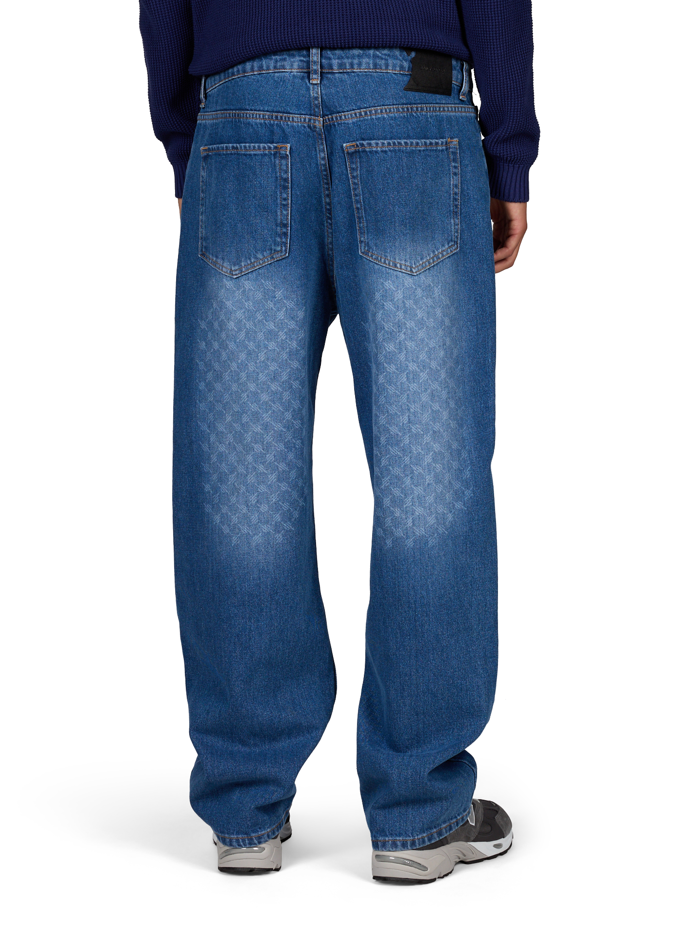 Straight-cut cotton jeans DAILY PAPER Blue