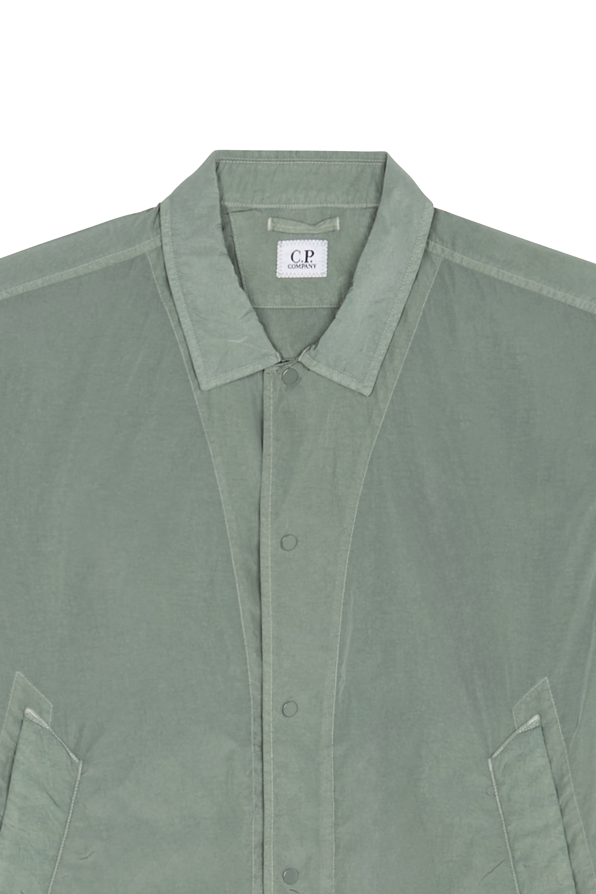 Surchemise chrome-r short sleeve lens overshirt CP COMPANY Vert