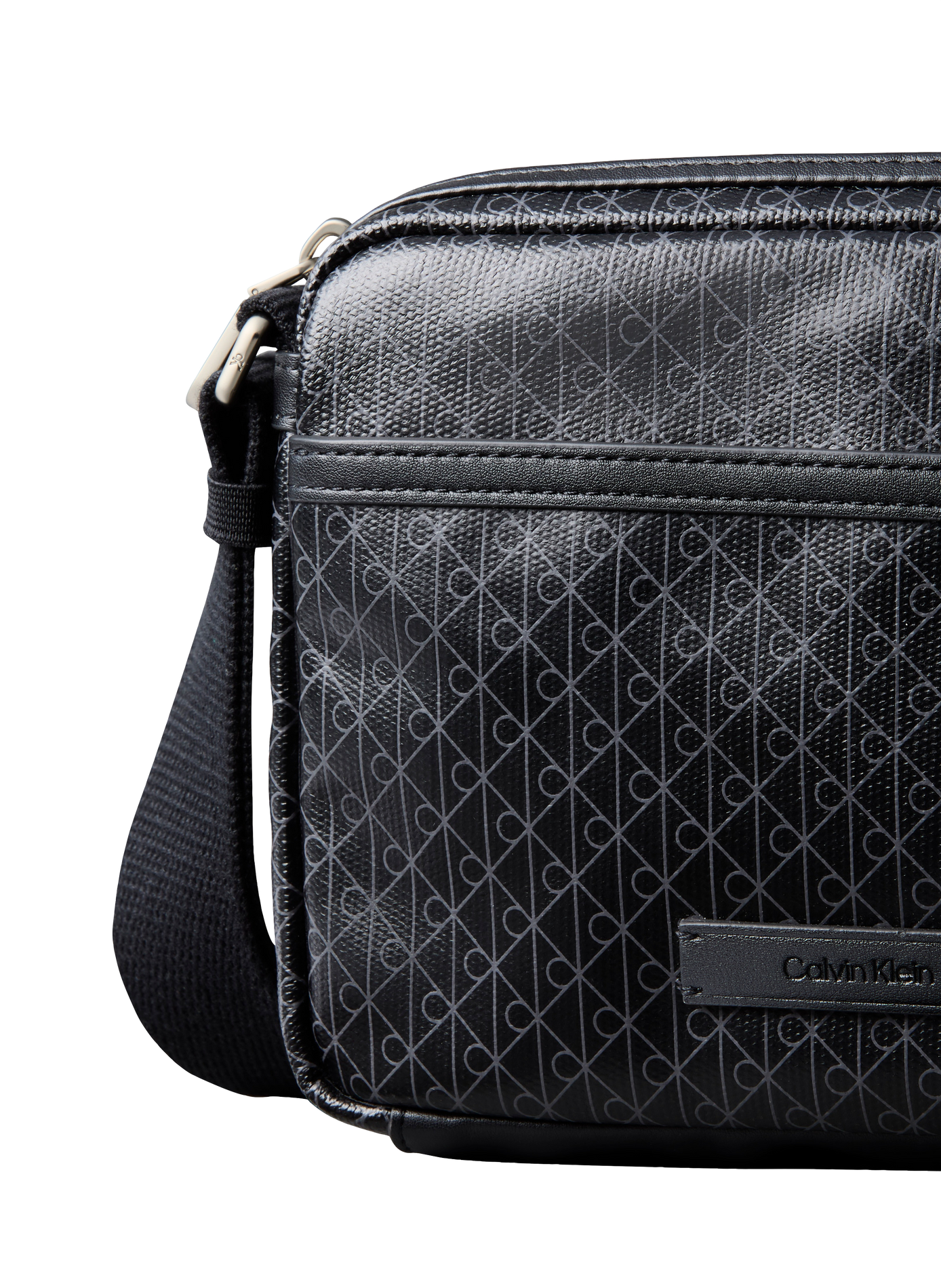 Printed Shoulder Bag CALVIN KLEIN Black