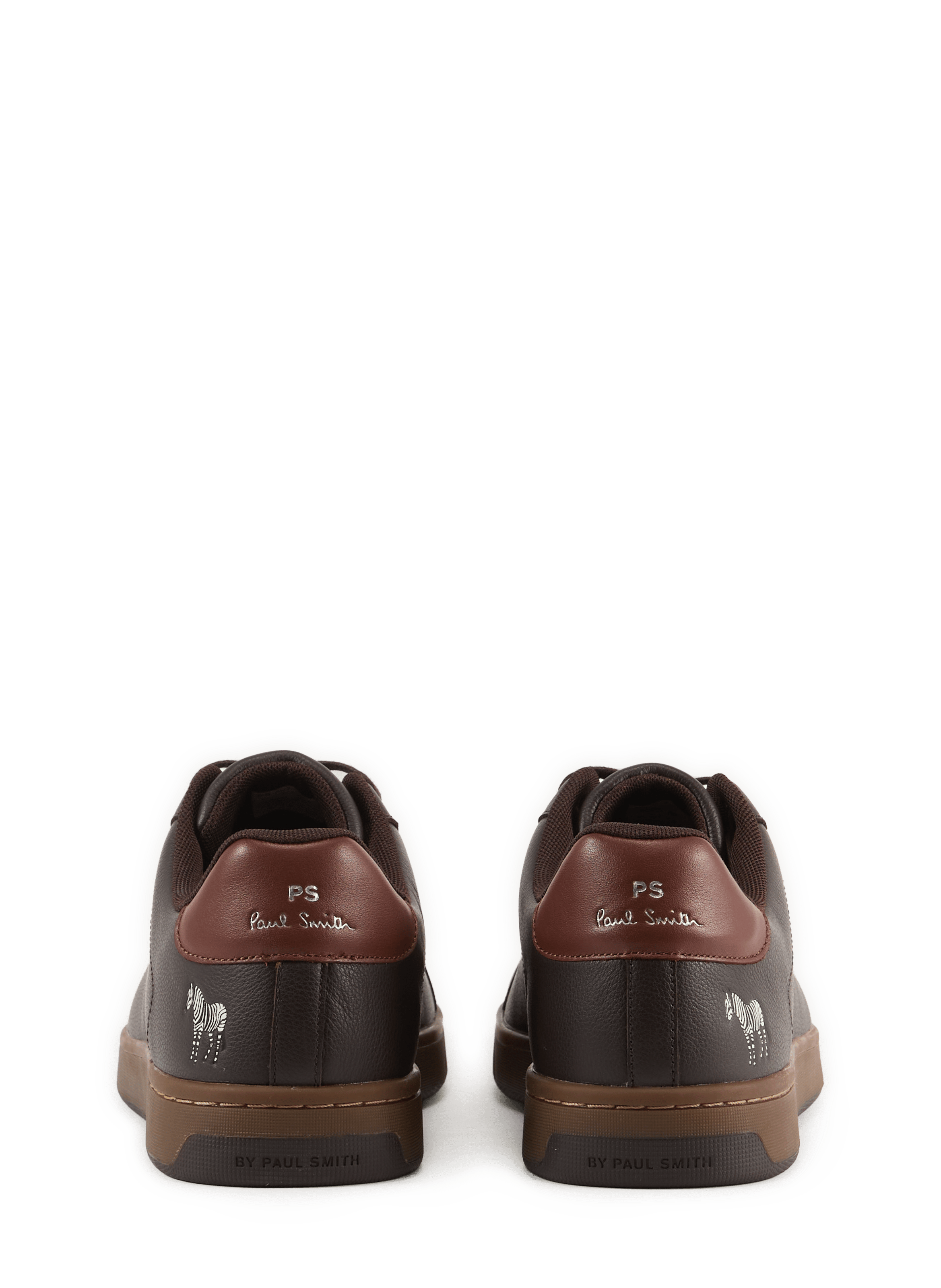 Albany lace-up leather trainers PAUL SMITH Brown