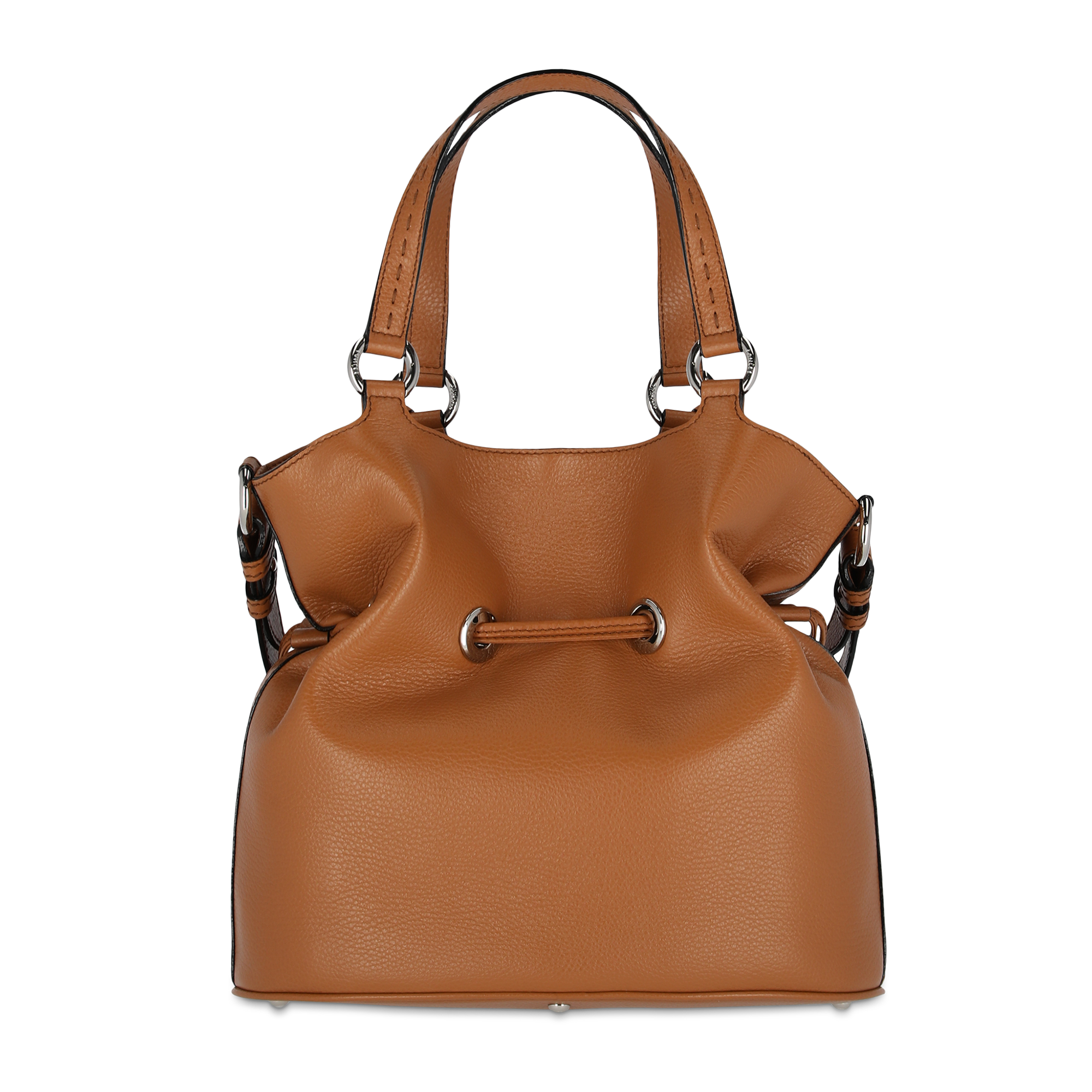 Sac seau Premier Flirt L en veau grainé et python LANCEL Marron