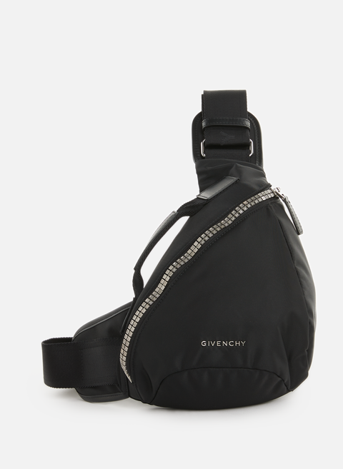 Triangle bag with logo zip BlackGIVENCHY 