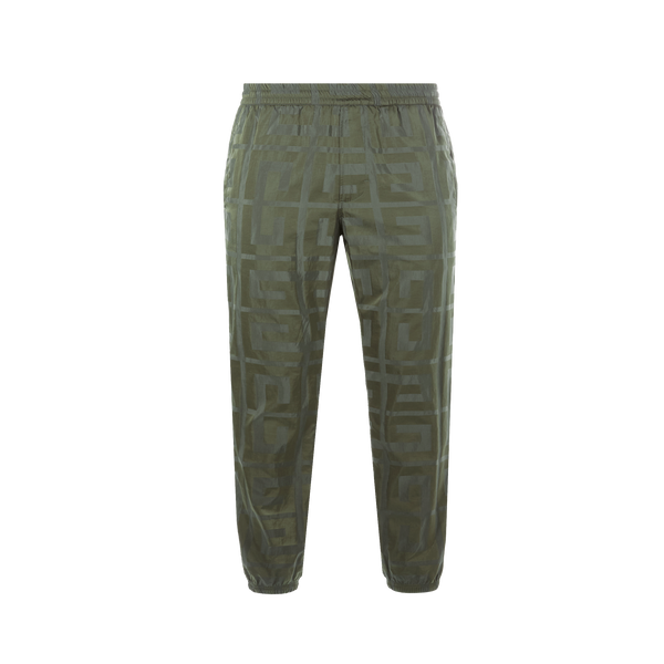 Givenchy Logo Trousers In Green