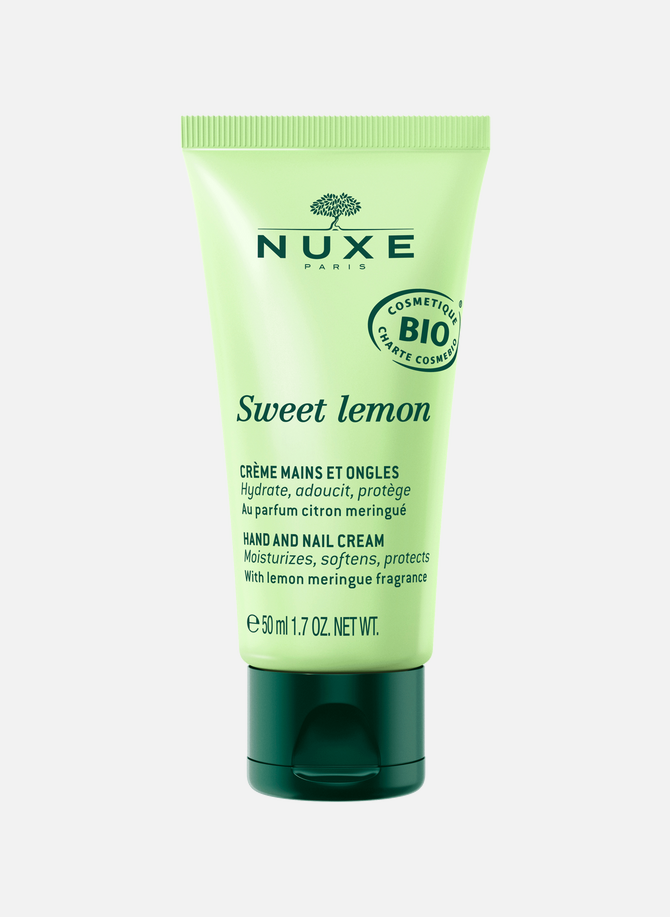 Hand and nail cream with lemon meringue scent - Sweet Lemon NUXE