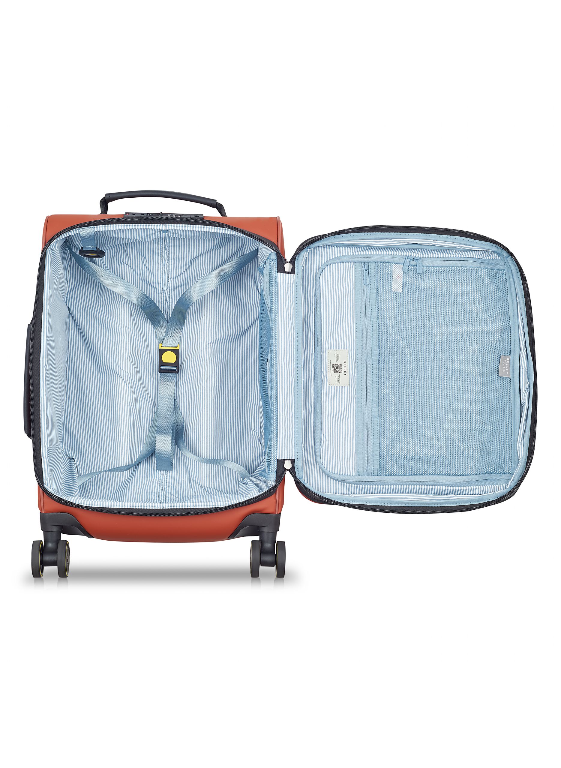 Valise cabine souple taille s - turenne soft DELSEY PARIS Marron