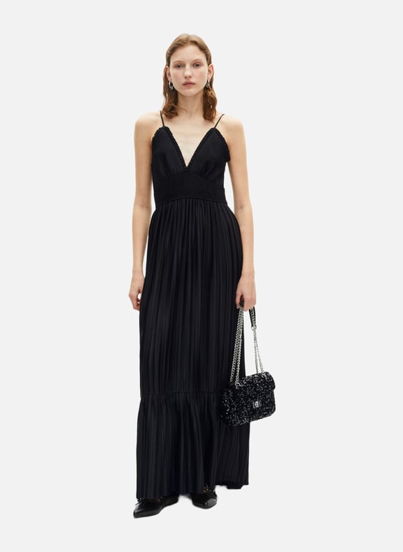 Robe longue Noir by THE KOOPLES THE KOOPLES Robe longue Noir