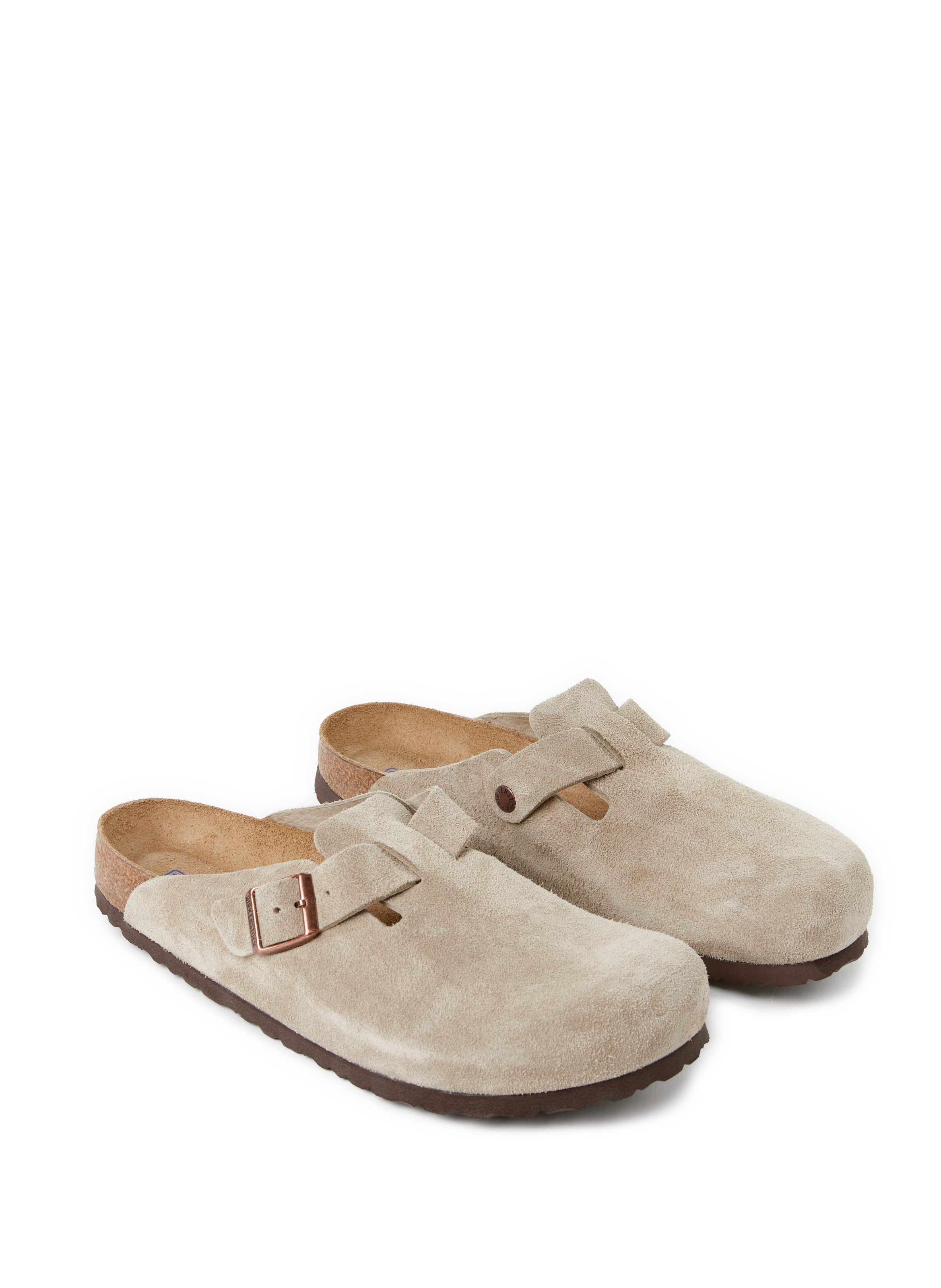 Boston BS suede leather mules Beige