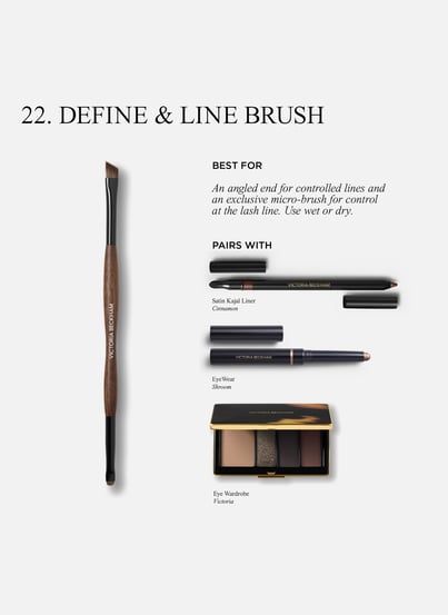 Brush Collection - 22 Define & Line VICTORIA BECKHAM Brush Collection - 22 Define & Line VICTORIA BECKHAM
