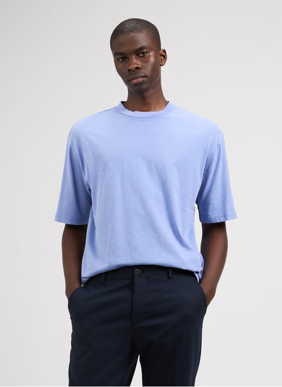 T-shirt en coton Bleu by SELECTED SELECTED T-shirt en coton Bleu