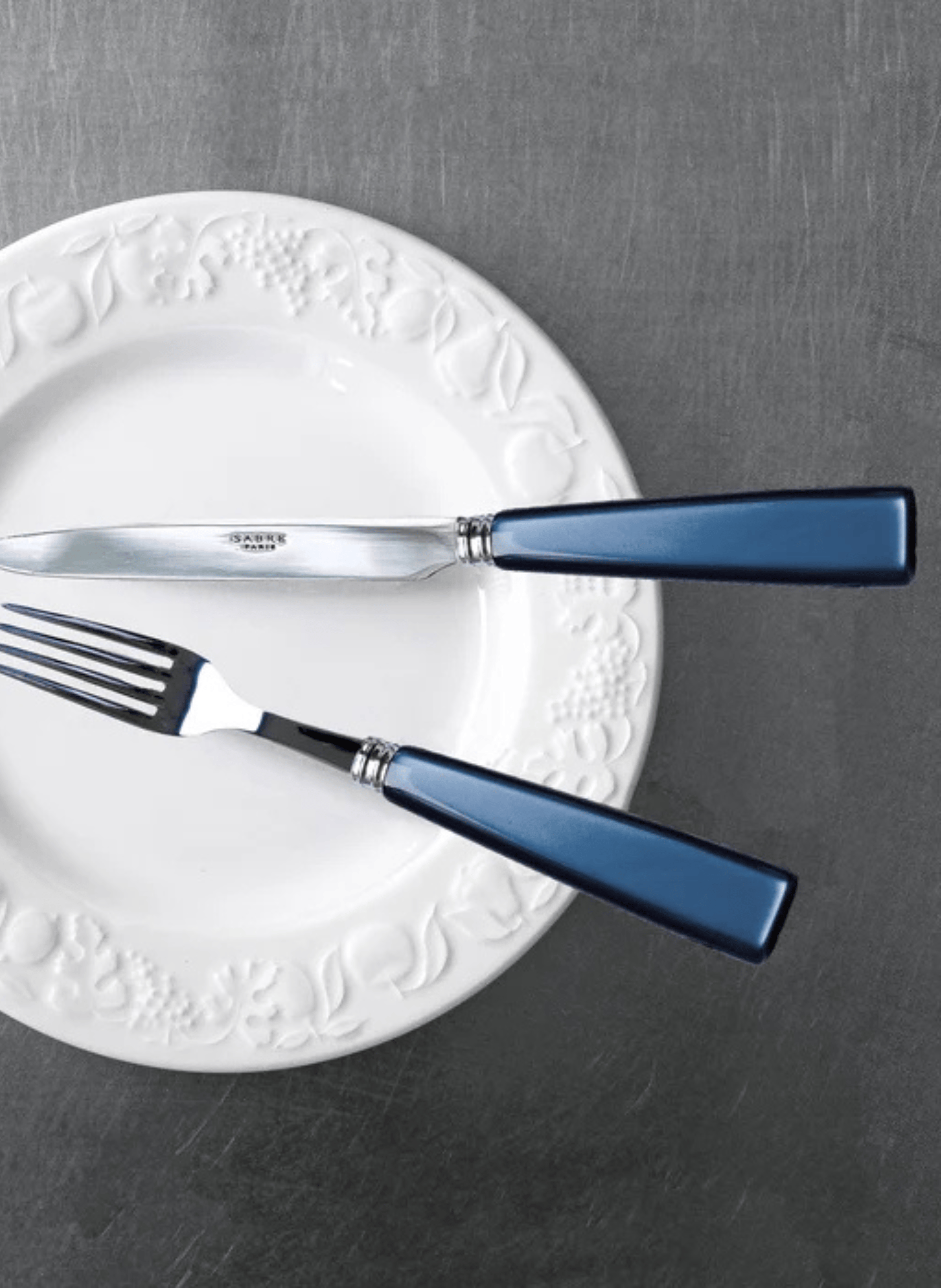 Fourchette de table, icône SABRE PARIS Bleu