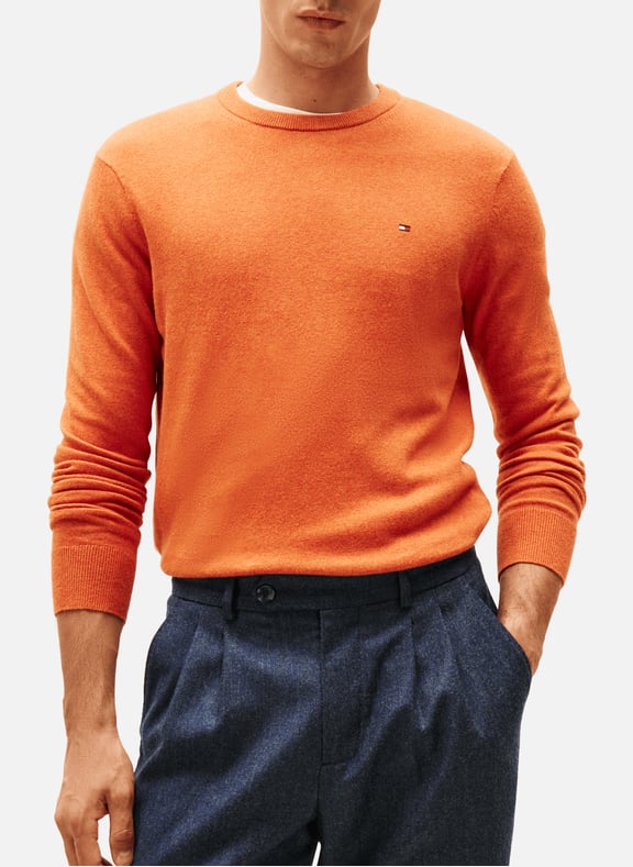 Pull col rond Orange by TOMMY HILFIGER TOMMY HILFIGER Pull col rond Orange